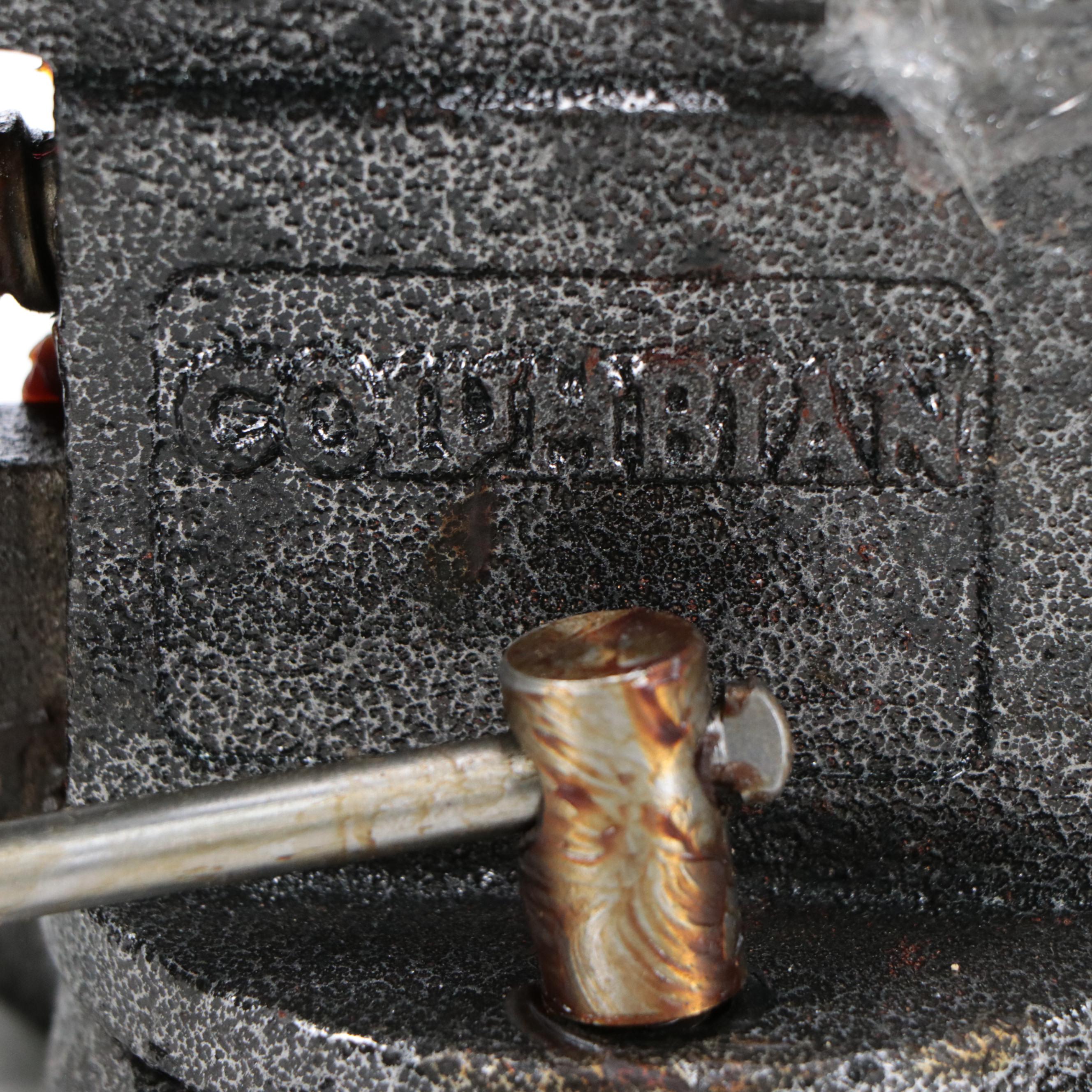 Columbian Bench Top Vise and Craftsman Air Compressor