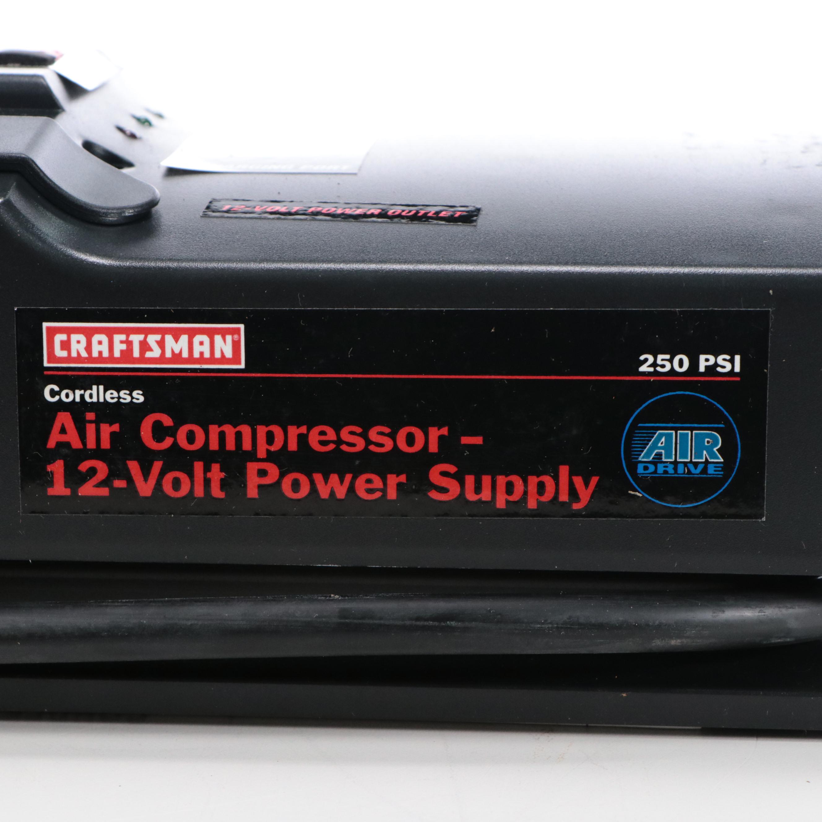 Columbian Bench Top Vise and Craftsman Air Compressor