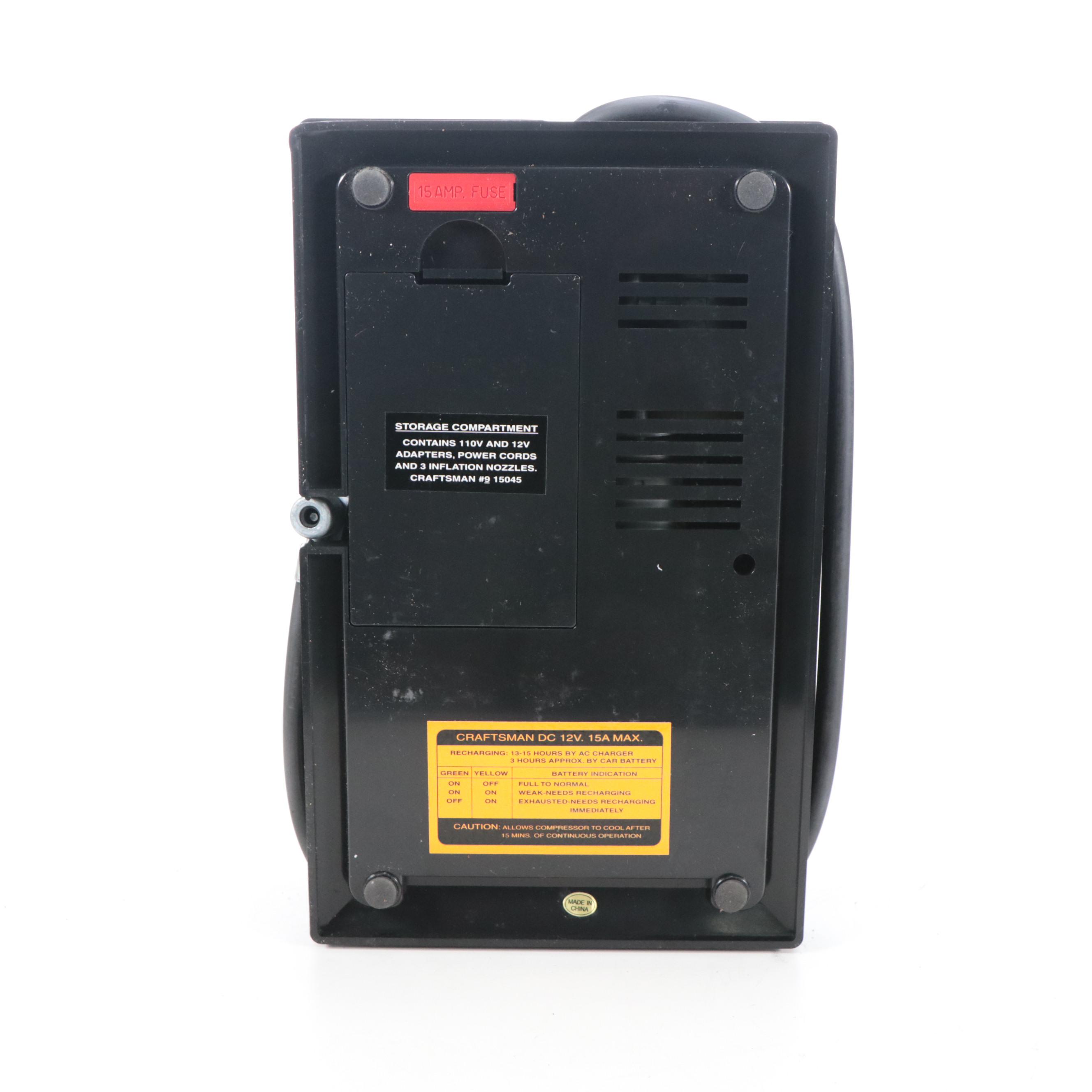 Columbian Bench Top Vise and Craftsman Air Compressor