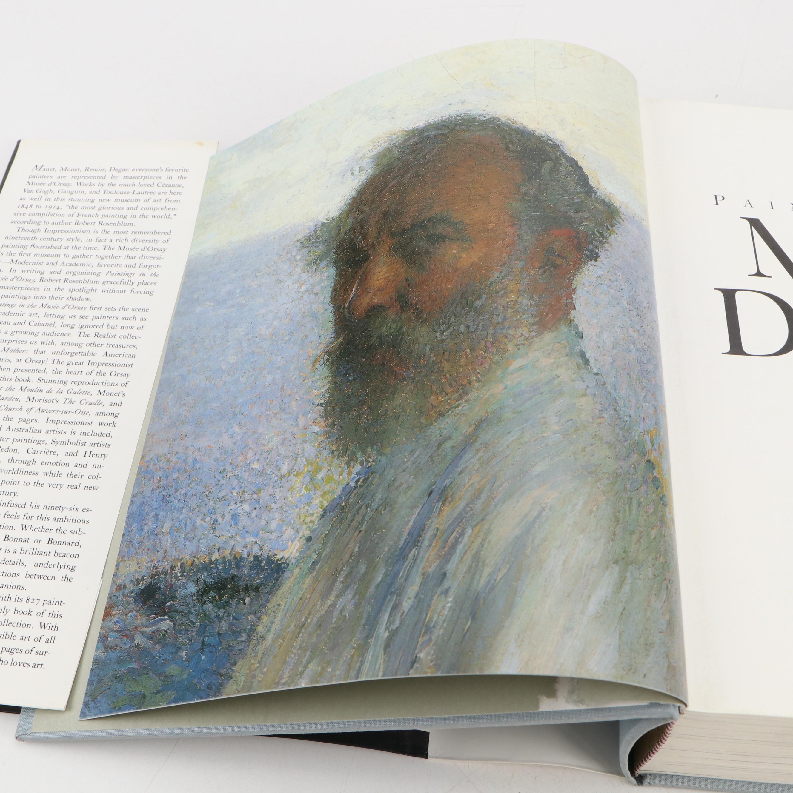 "Paintings in the Louvre" and "Paintings in the Musée d'Orsay" Art Books, 1980s