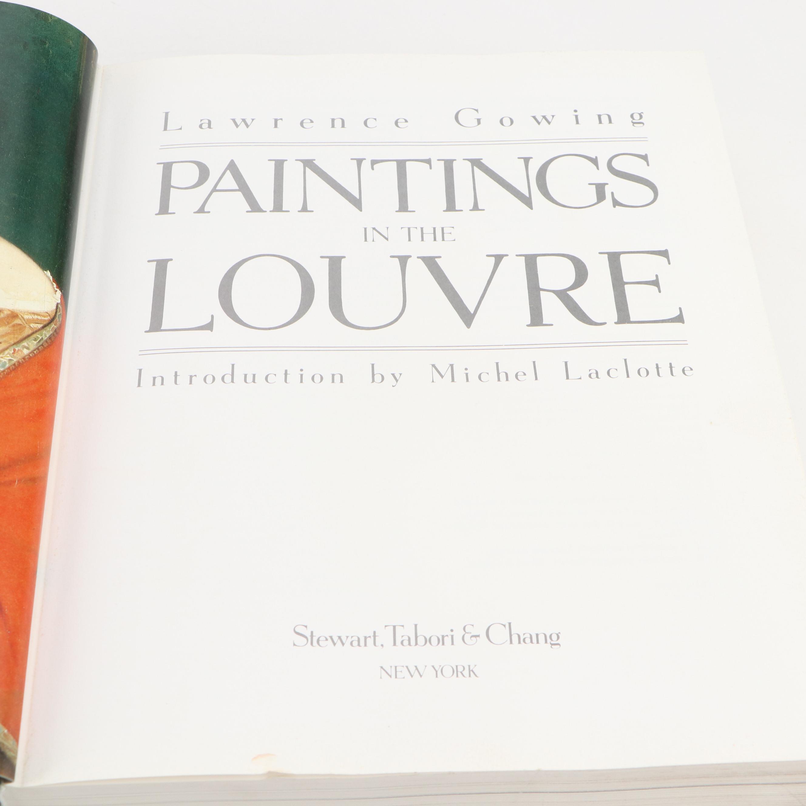 "Paintings in the Louvre" and "Paintings in the Musée d'Orsay" Art Books, 1980s