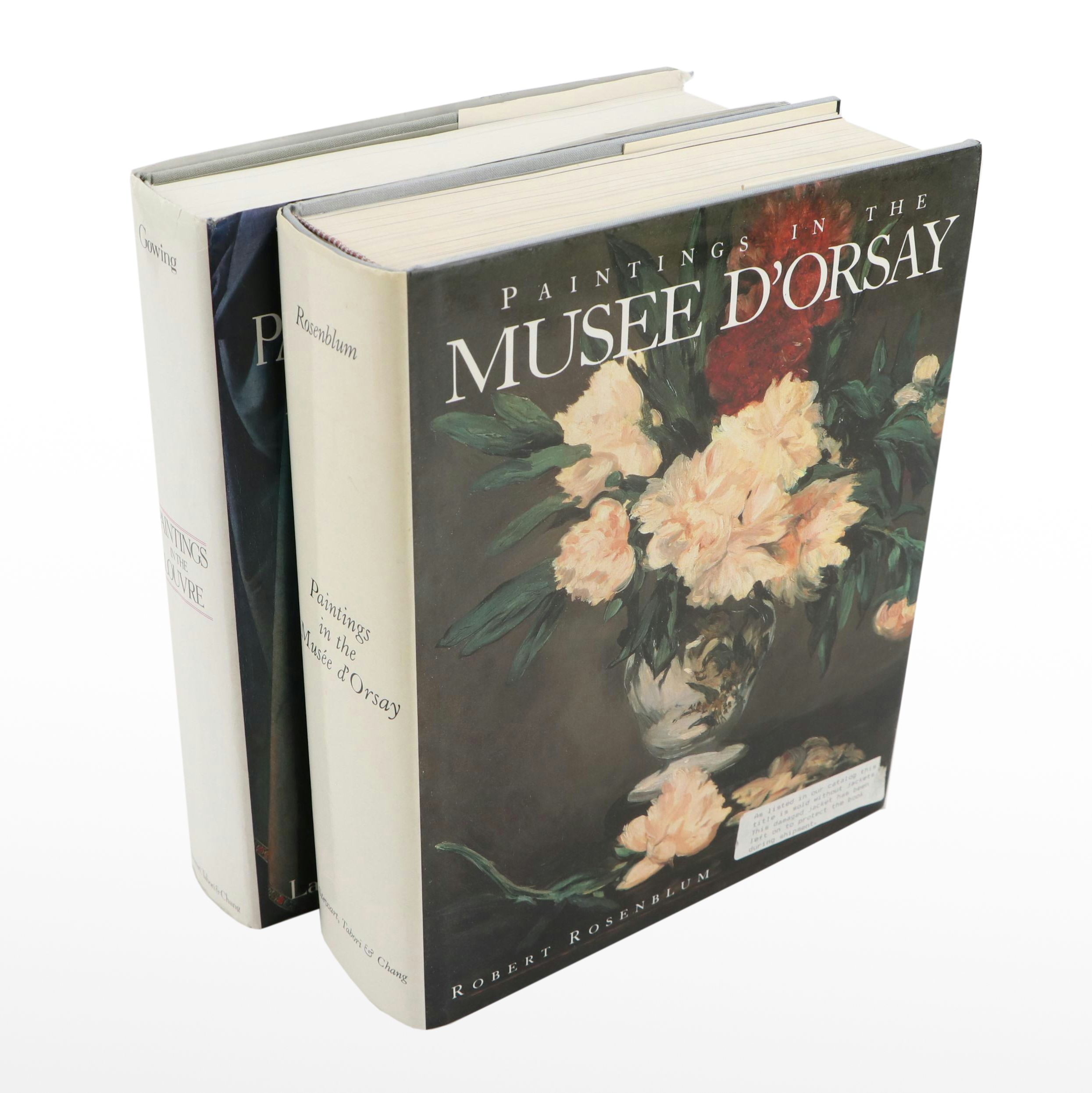 "Paintings in the Louvre" and "Paintings in the Musée d'Orsay" Art Books, 1980s