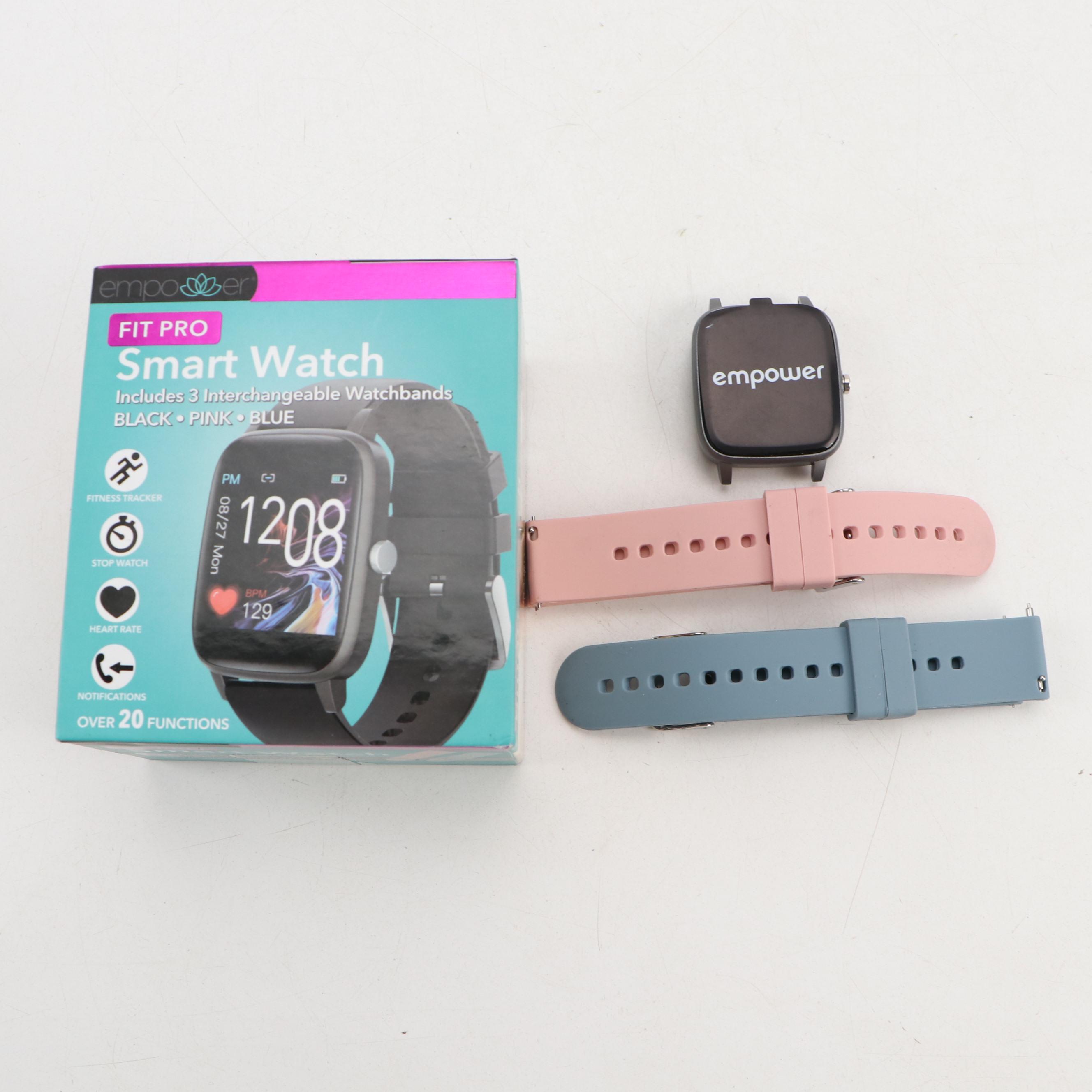 Empower Fit Pro Smartwatch with iChoice Smart Pulse Oximeter