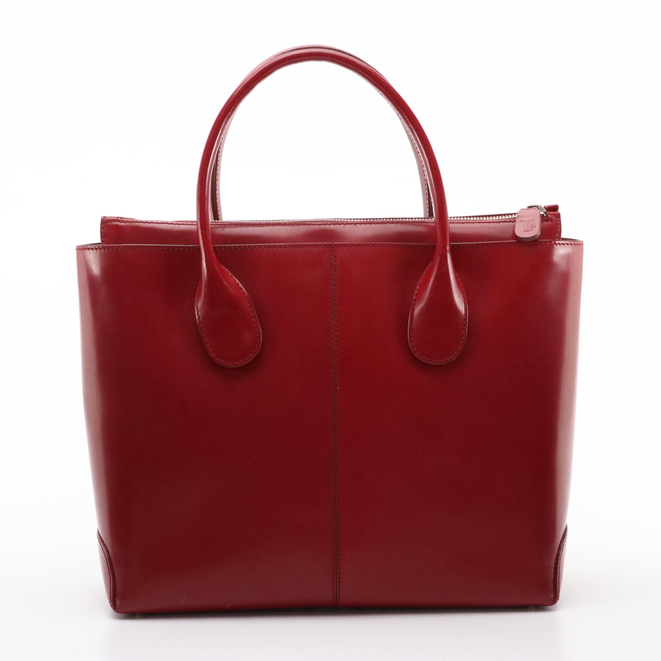 Tod's Bucket Handbag in Leather & Bric's Medium Shopping Bag in Nylon, With Tag