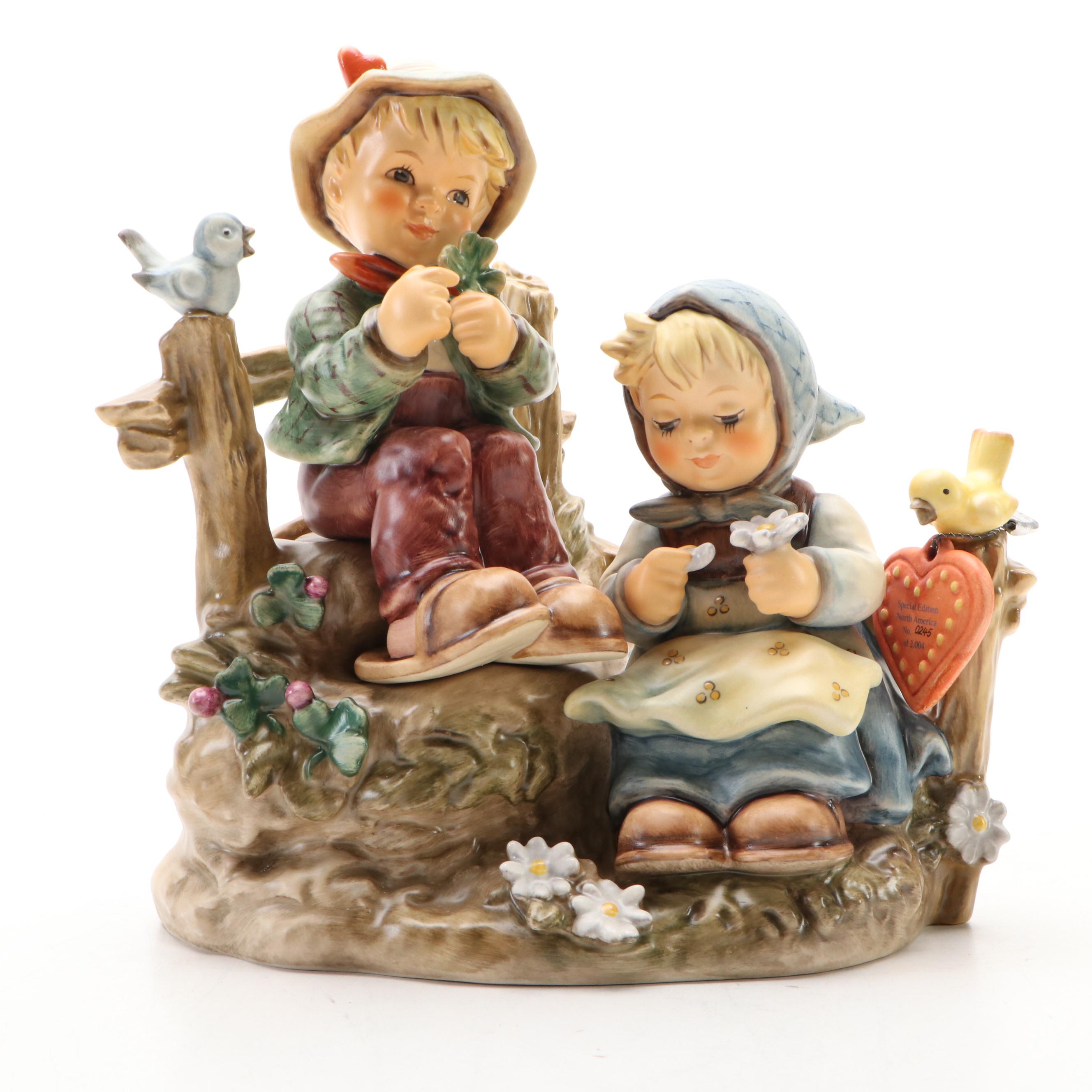 Goebel "First Love," "Apple Tree Girl" and More Porcelain Hummel Figurines