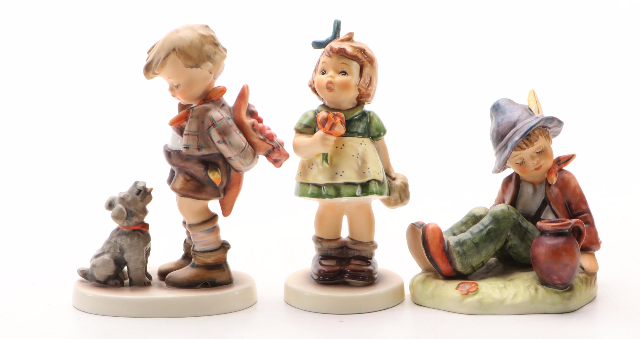 Goebel "First Love," "Apple Tree Girl" and More Porcelain Hummel Figurines
