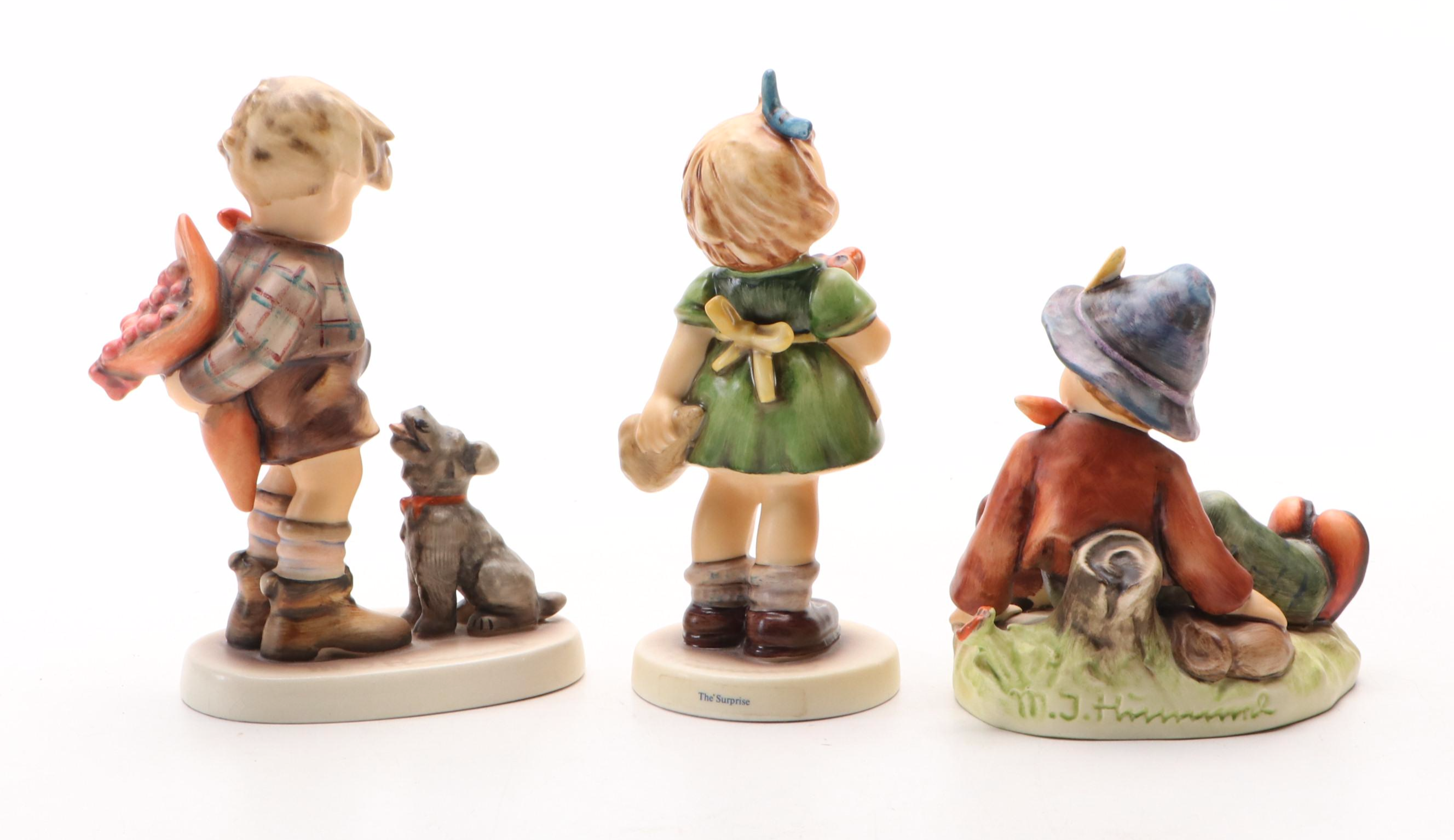 Goebel "First Love," "Apple Tree Girl" and More Porcelain Hummel Figurines
