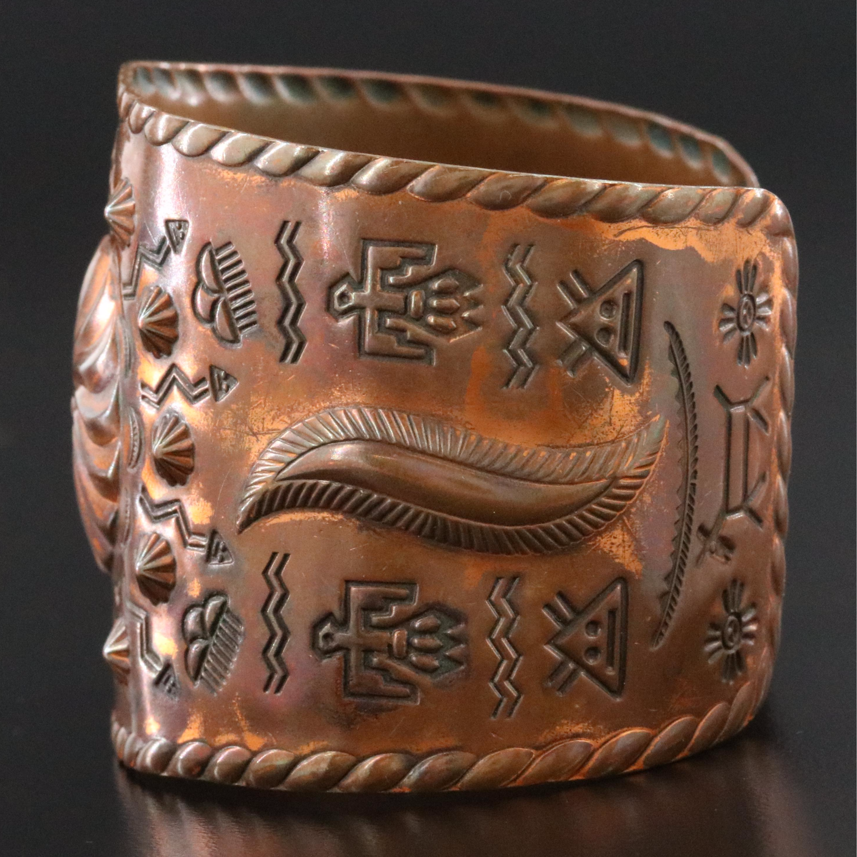 Southwest Style Stampwork Bracelet
