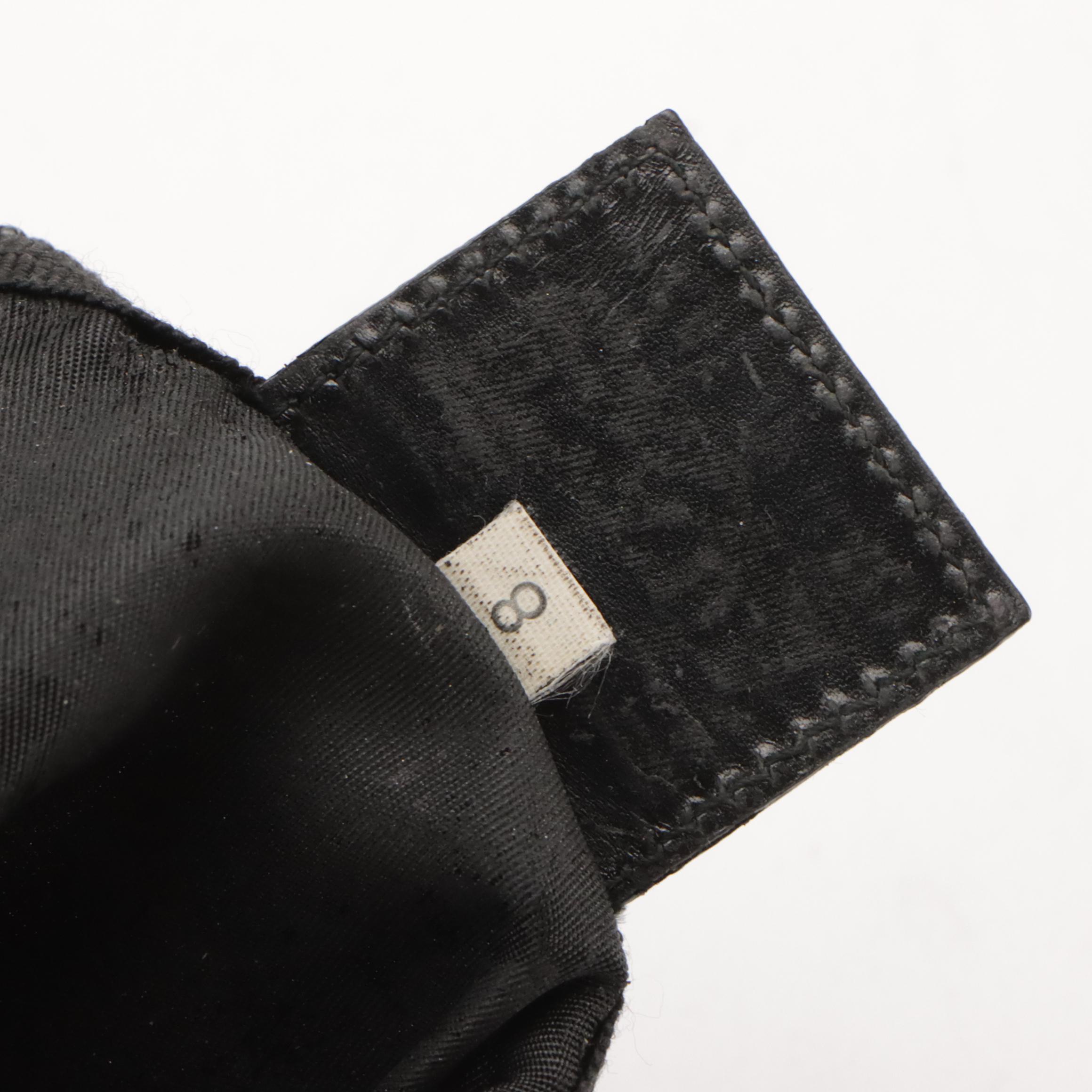 Prada Black Tessuto Nylon Small Zip Pouch