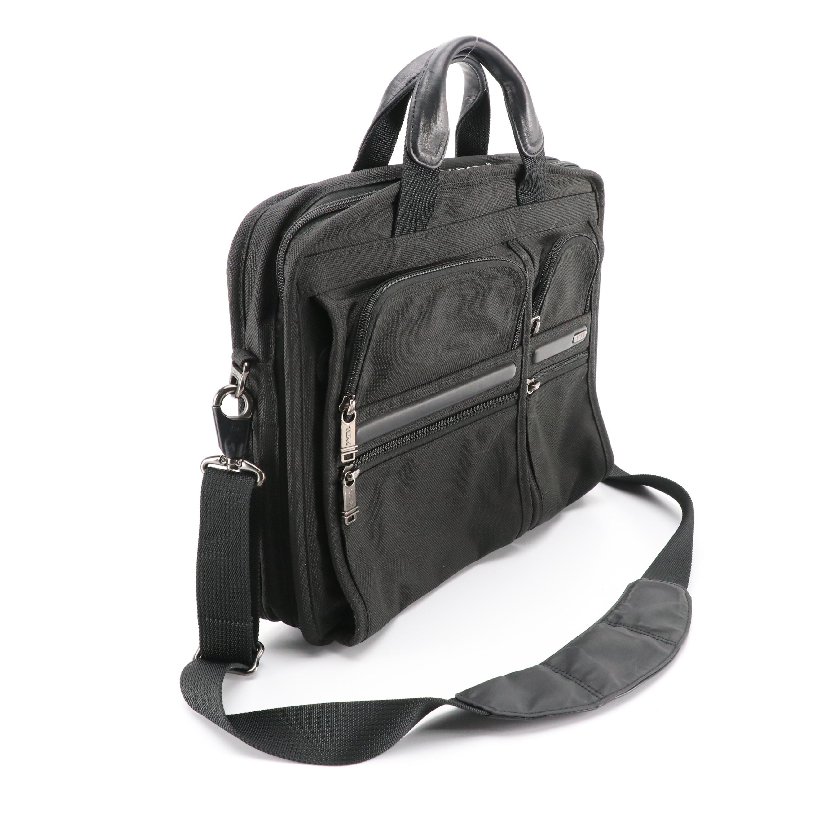 Tumi Alpha Expandable Laptop Portfolio Case in Ballistic Nylon