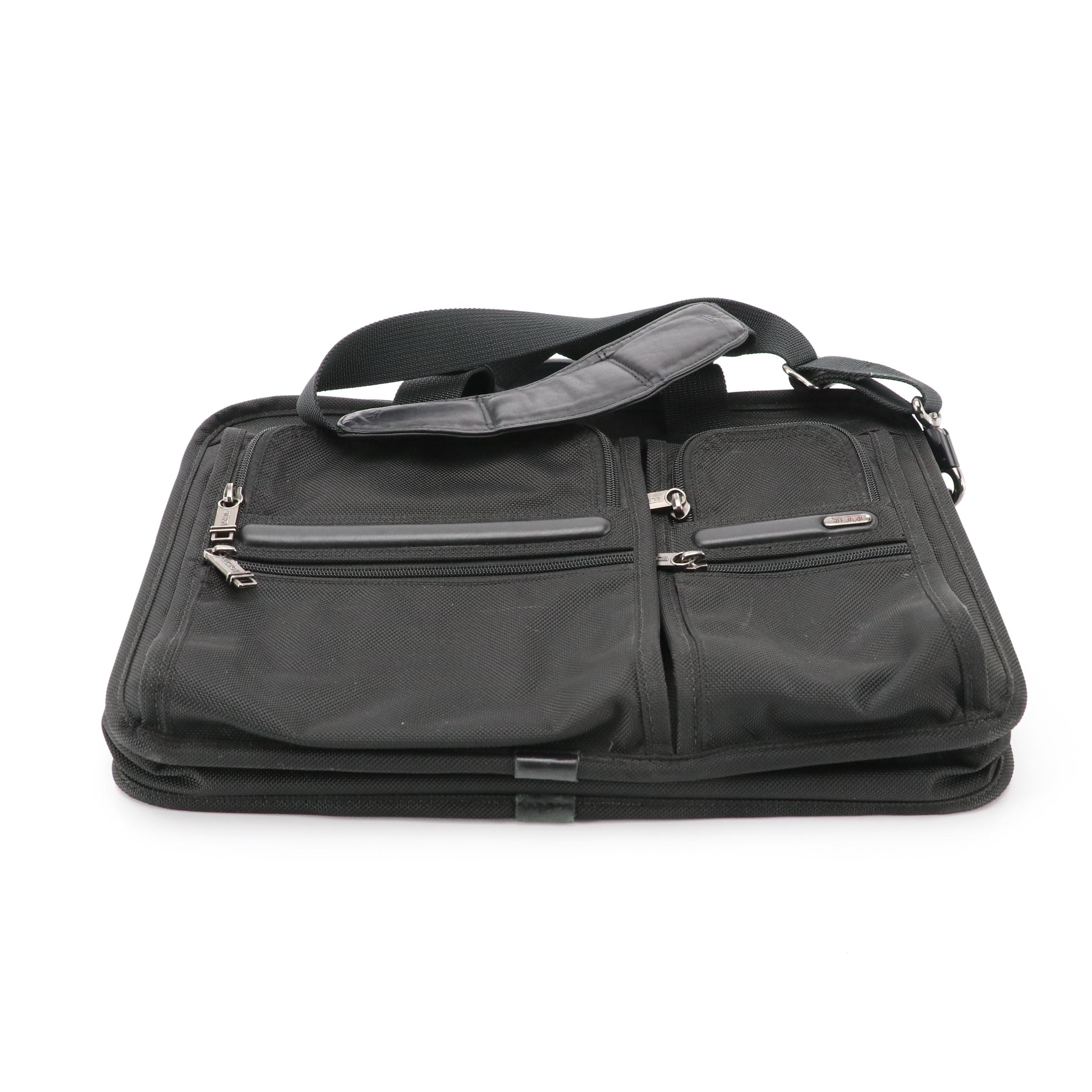 Tumi Alpha Expandable Laptop Portfolio Case in Ballistic Nylon