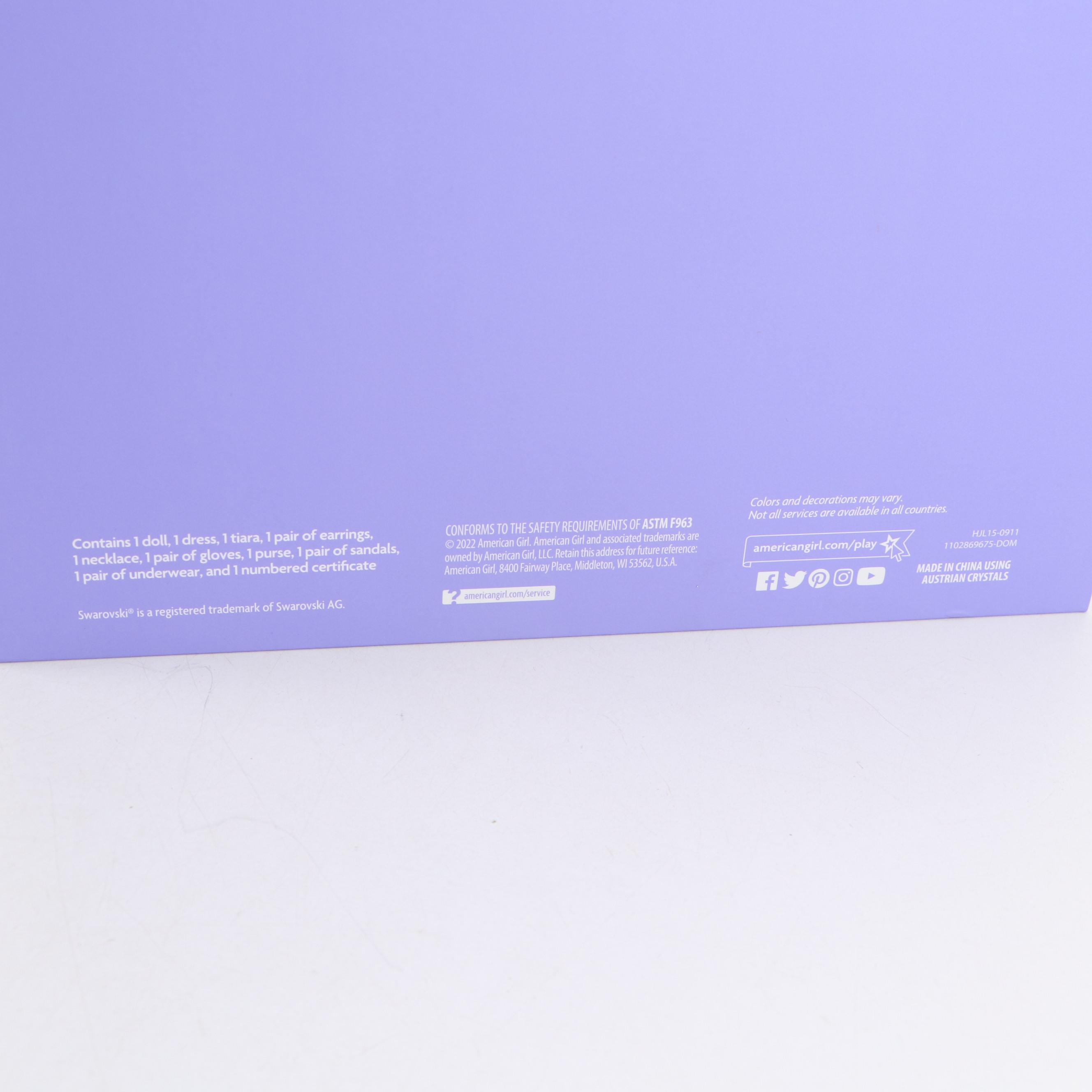 American Girl "Sapphire Splendor" Collector's Series Doll, 2022