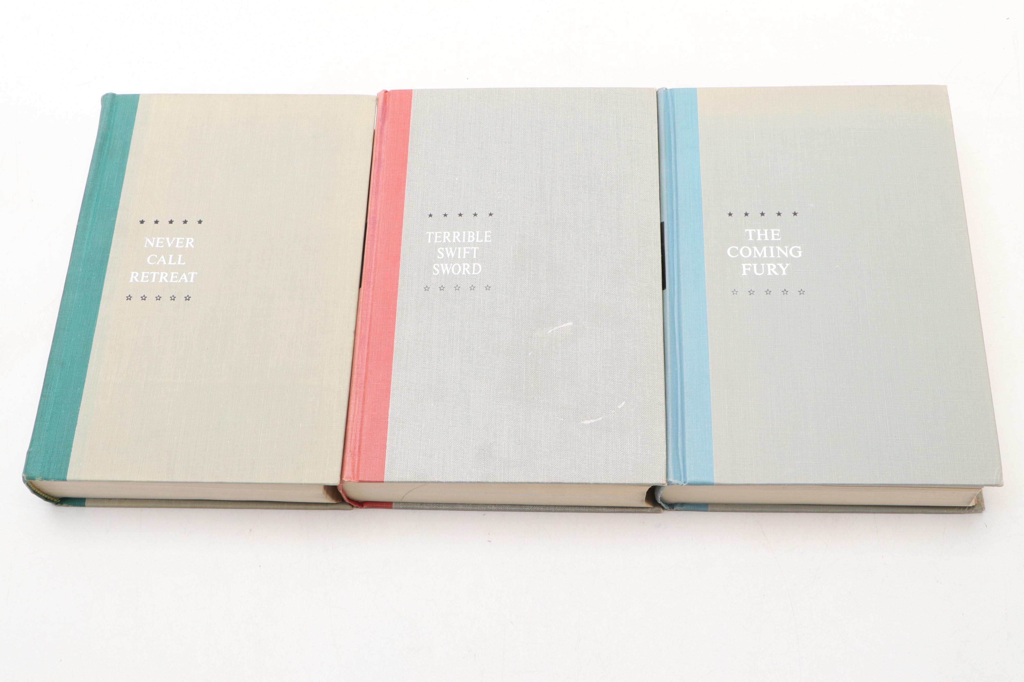 Book Club Edition "The Centennial History of the Civil War" by Bruce Catton