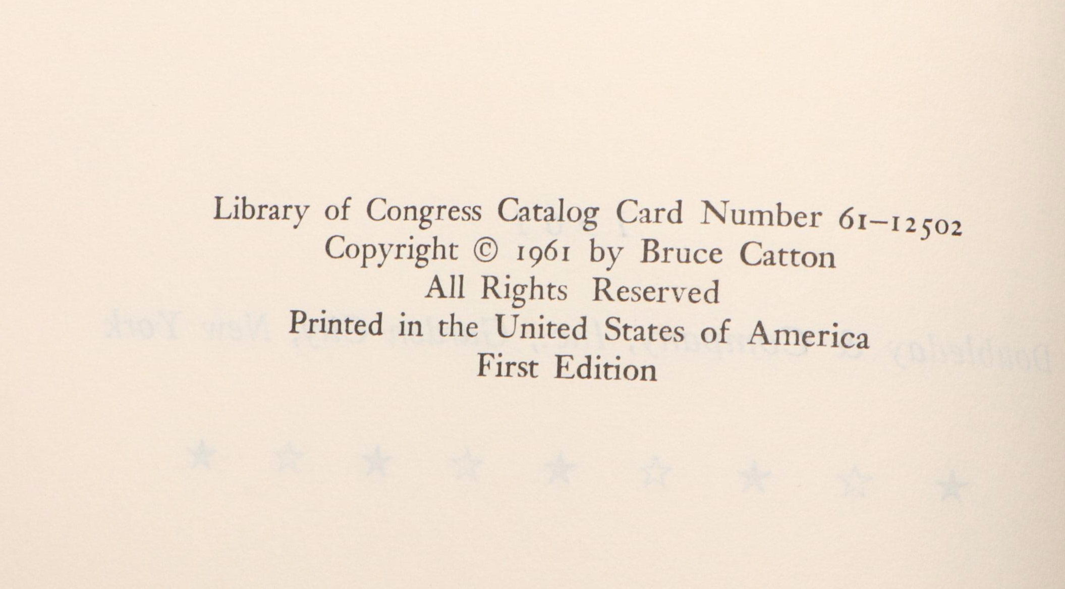 Book Club Edition "The Centennial History of the Civil War" by Bruce Catton