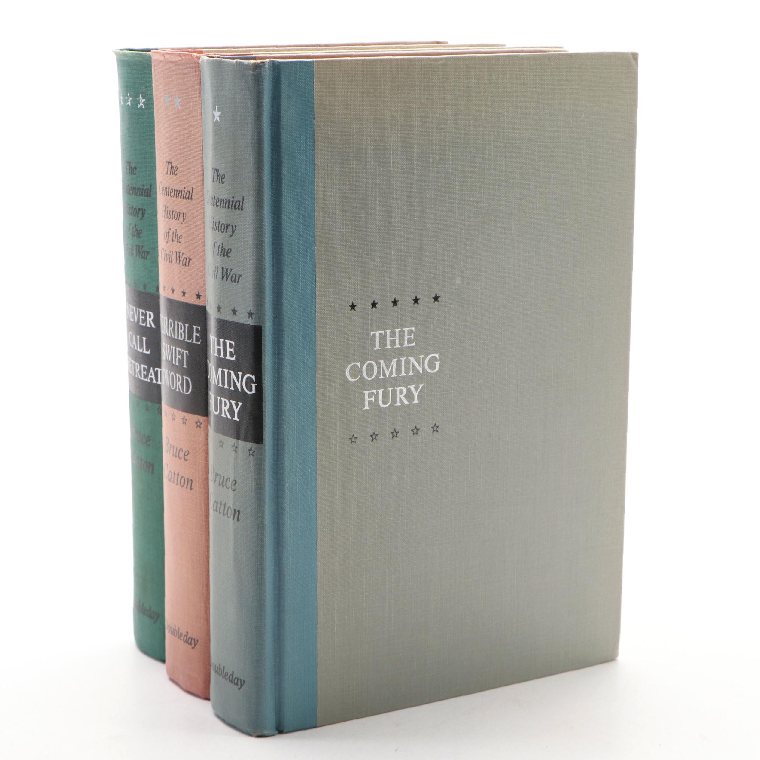 Book Club Edition "The Centennial History of the Civil War" by Bruce Catton
