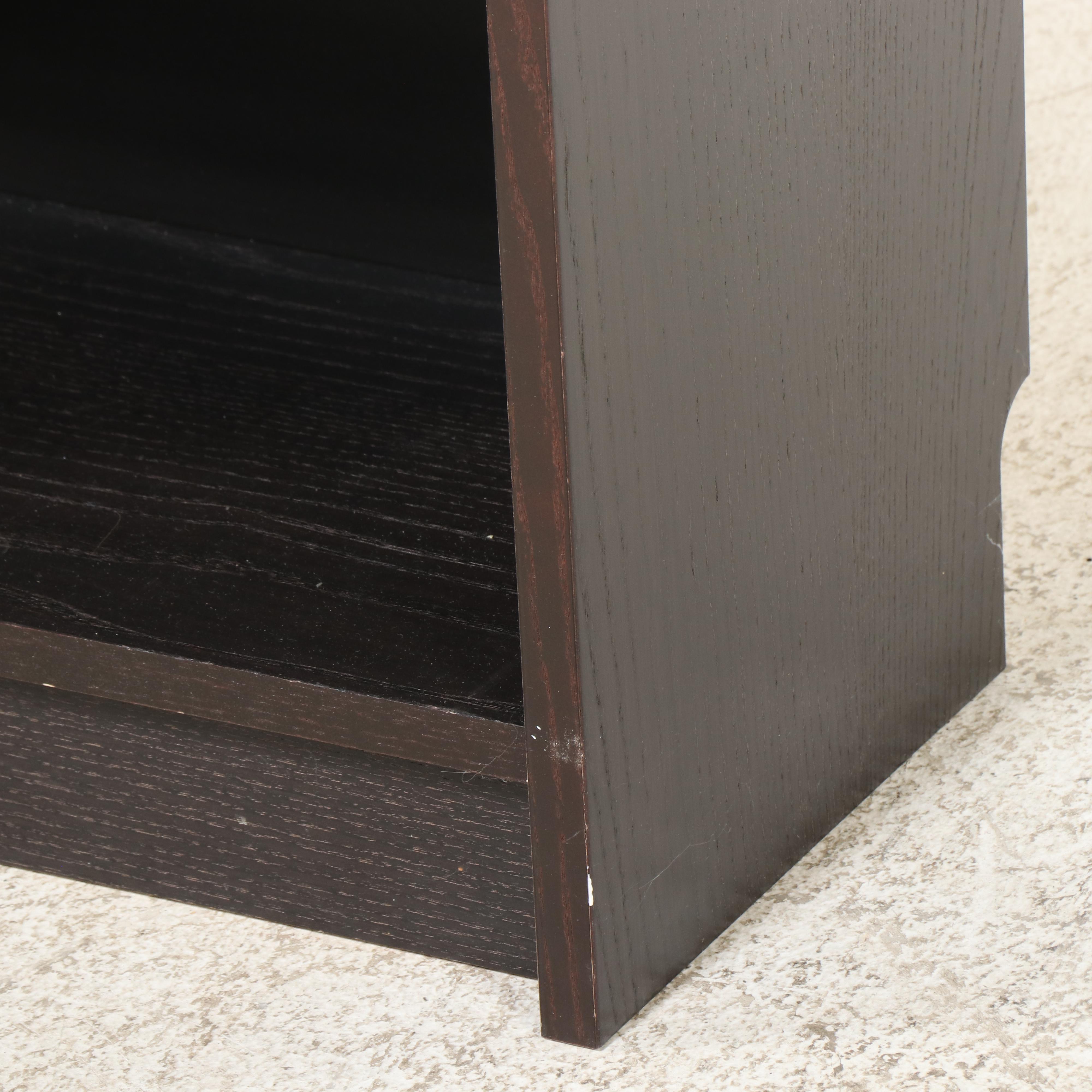 Pair of Contemporary Wooden Closet Organizer Shelves