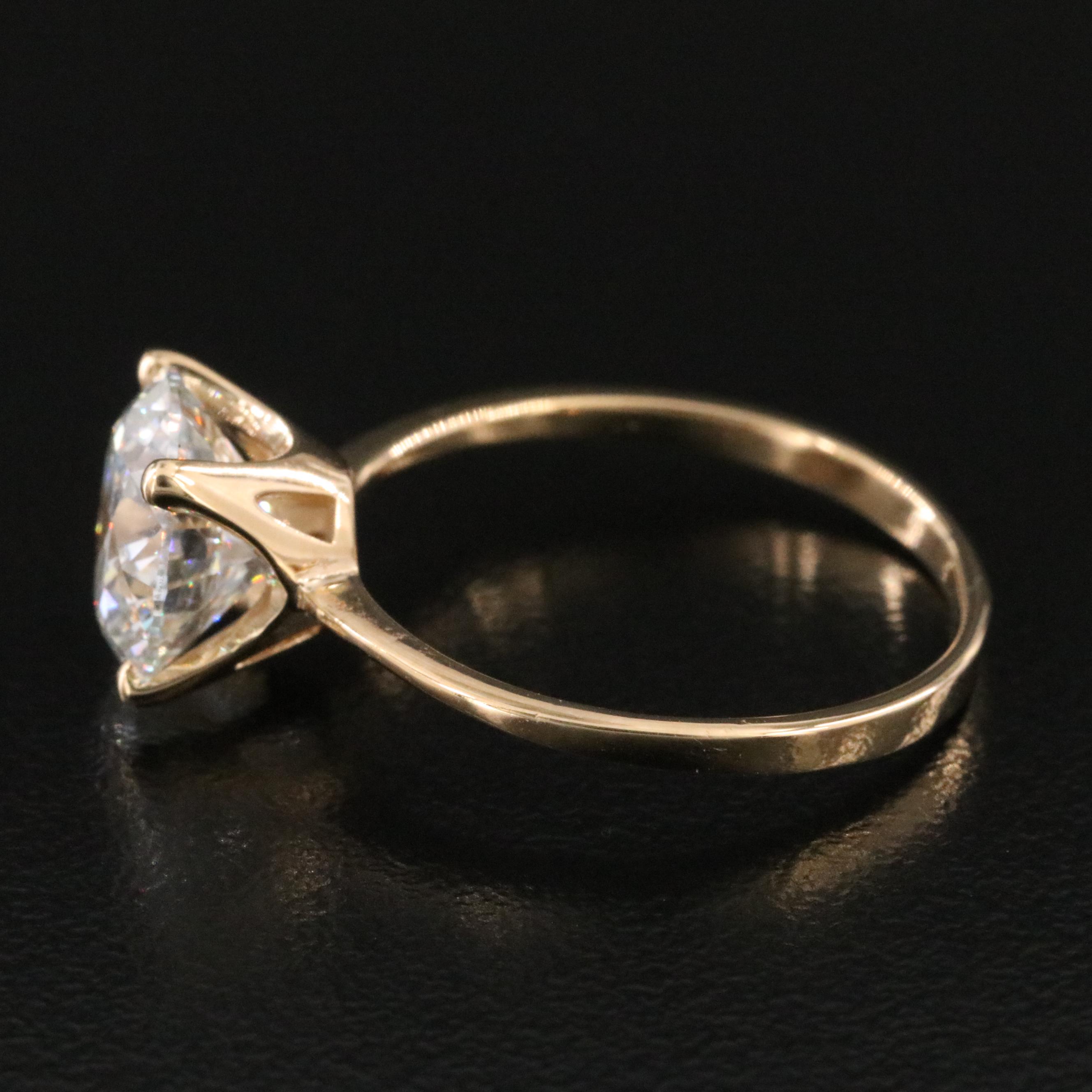 18K 2.96 CT Lab Grown Diamond Ring with IGI Report
