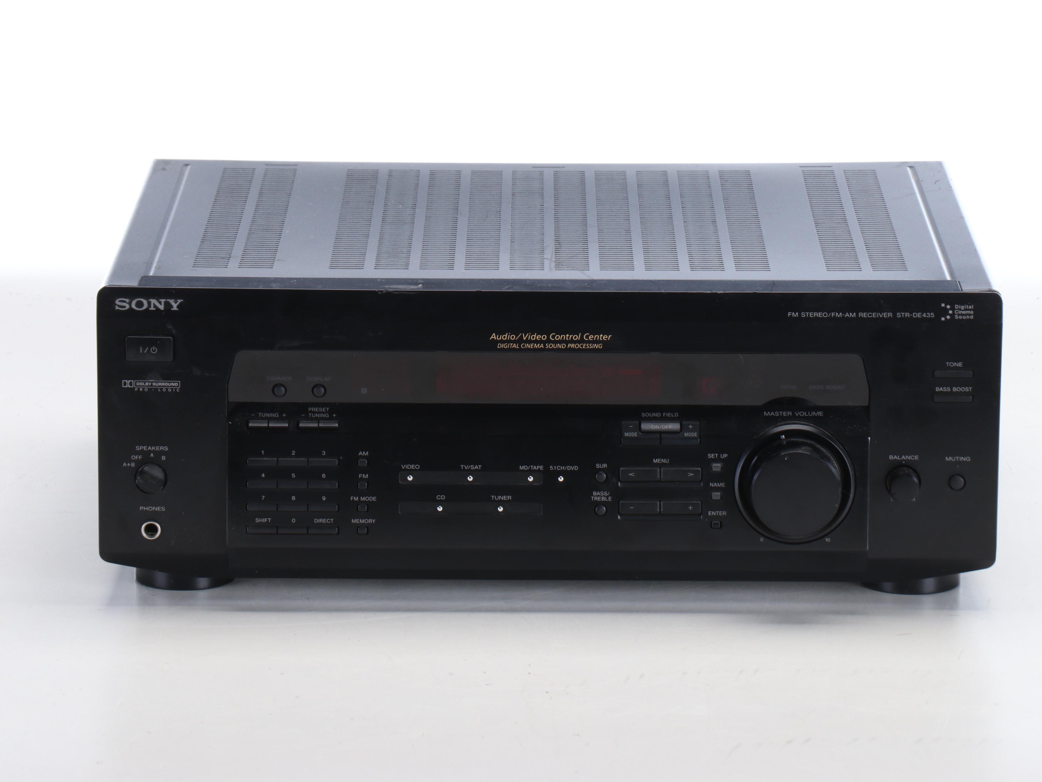 Bose Model 21 Speaker System, Sony Receiver and Sony Television