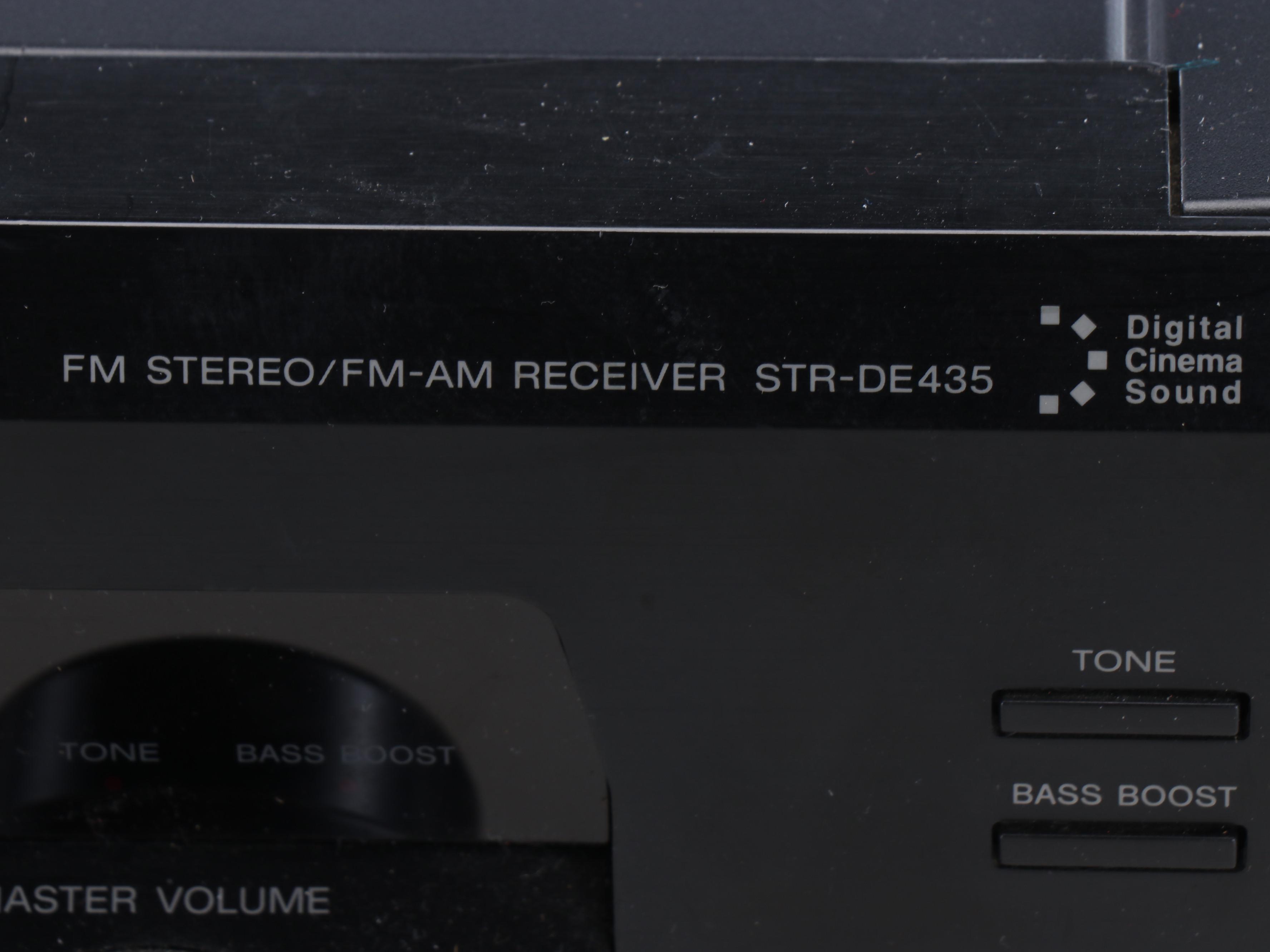 Bose Model 21 Speaker System, Sony Receiver and Sony Television