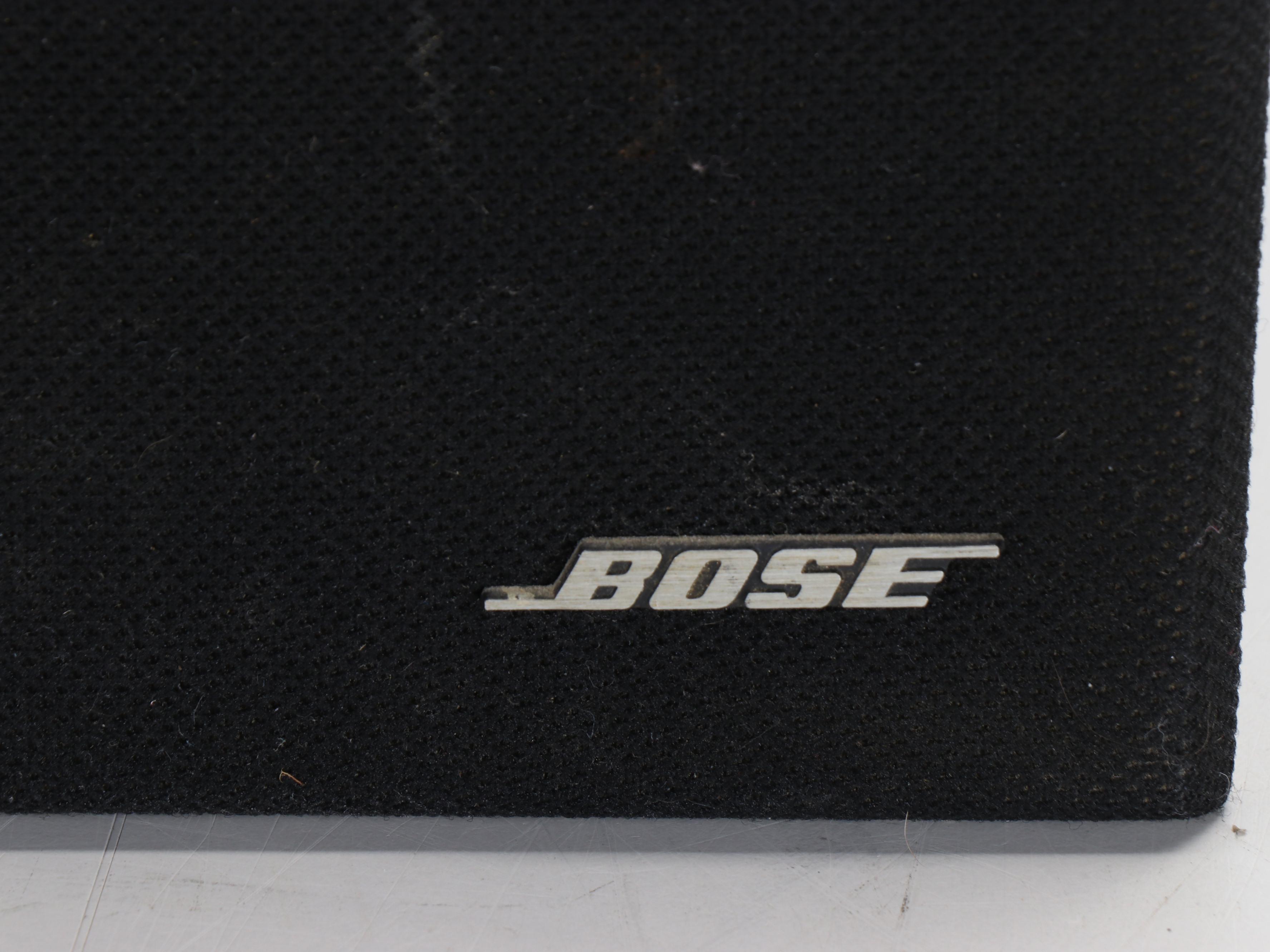 Bose Model 21 Speaker System, Sony Receiver and Sony Television