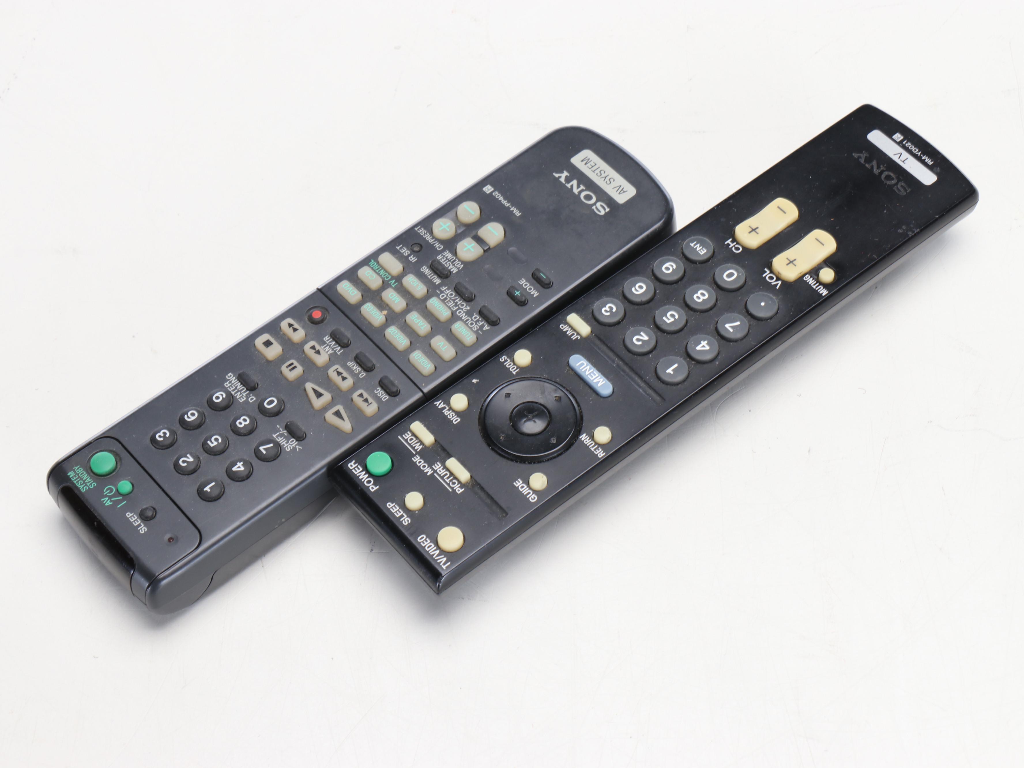 Bose Model 21 Speaker System, Sony Receiver and Sony Television