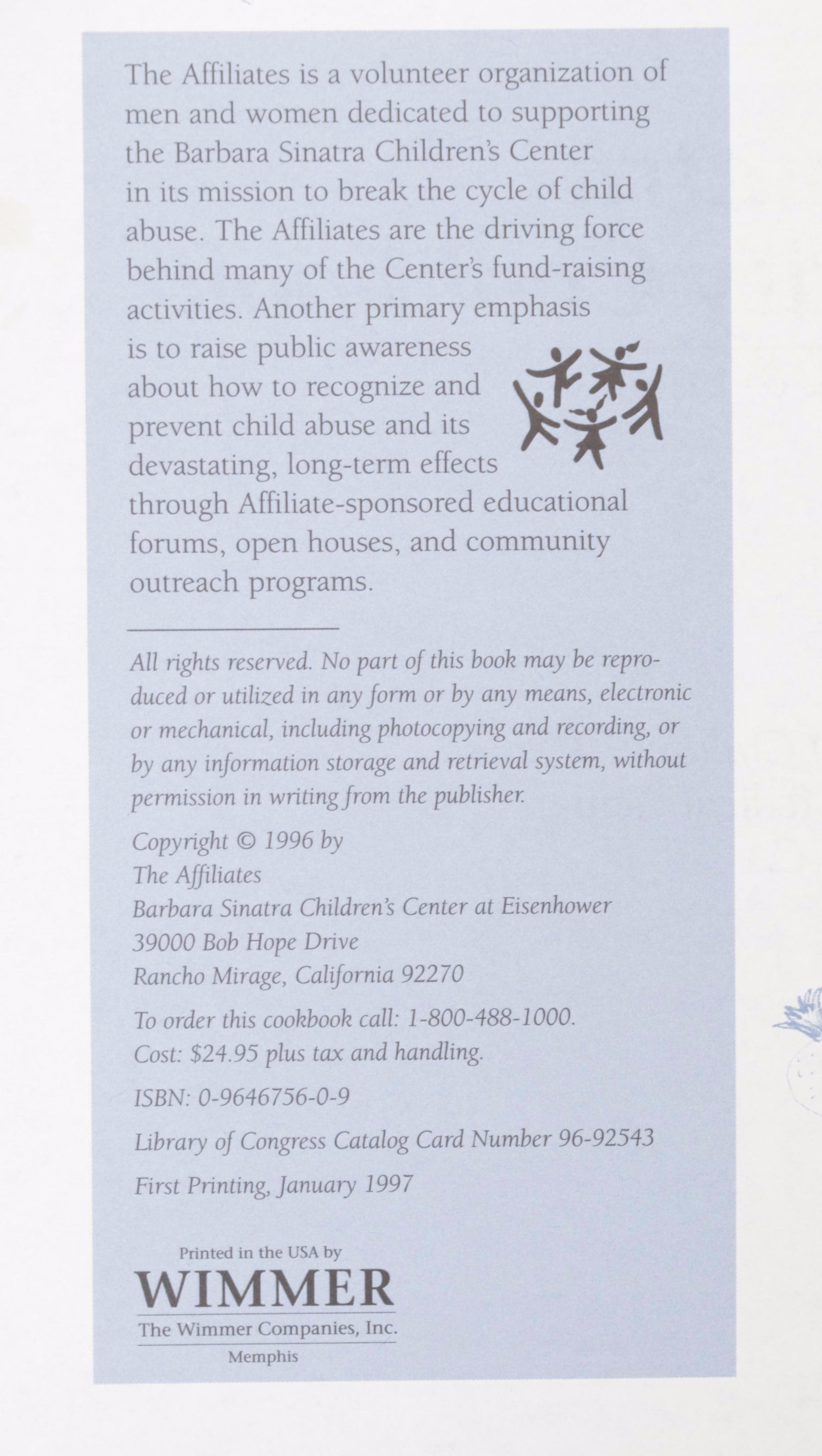 Frank Sinatra Records with "The Sinatra Celebrity Cookbook"