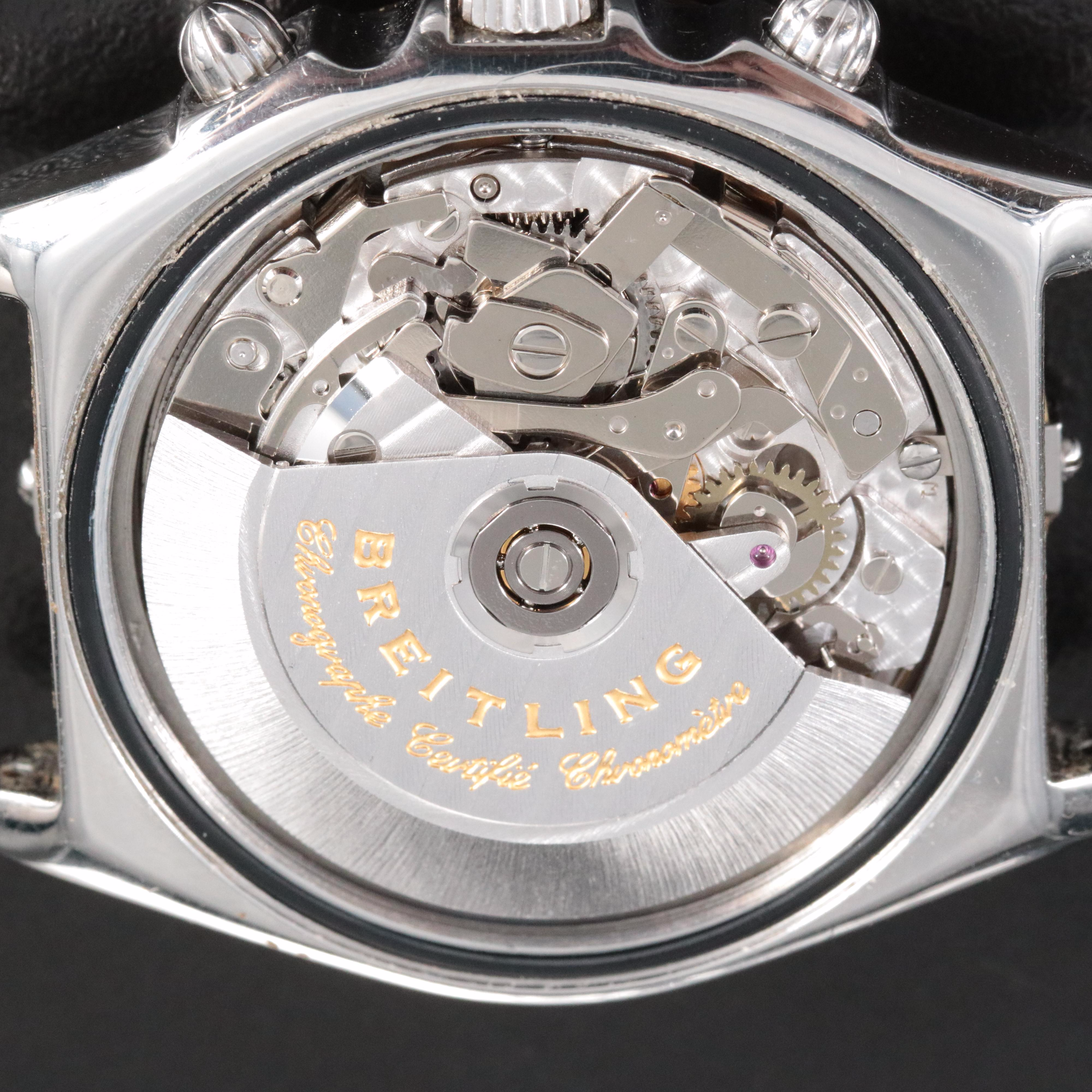 Breitling Chronomat D13352 Mother-of-Pearl 18K Gold & Steel Automatic Watch