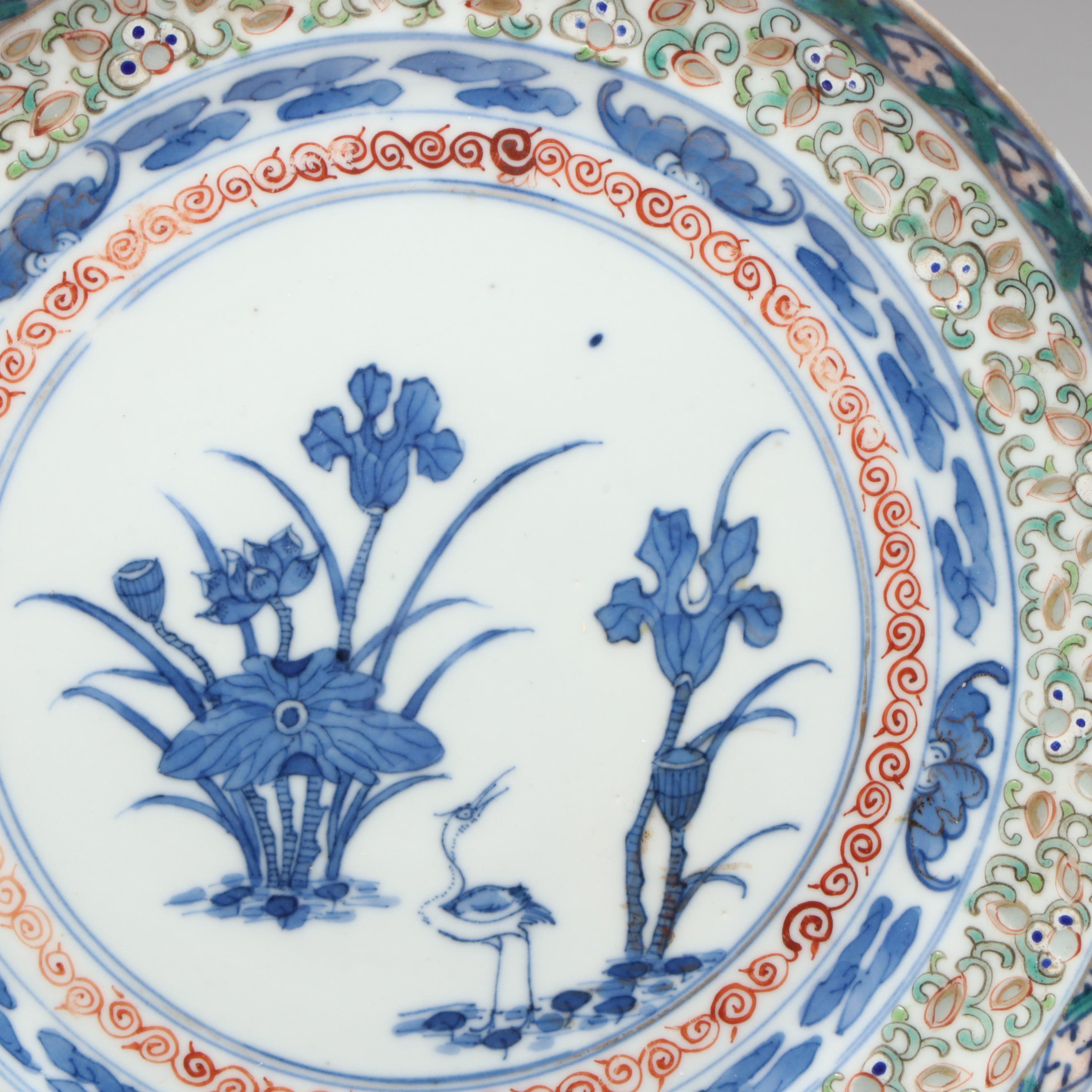 Chinese Doucai Porcelain Plates, Guangxu Period