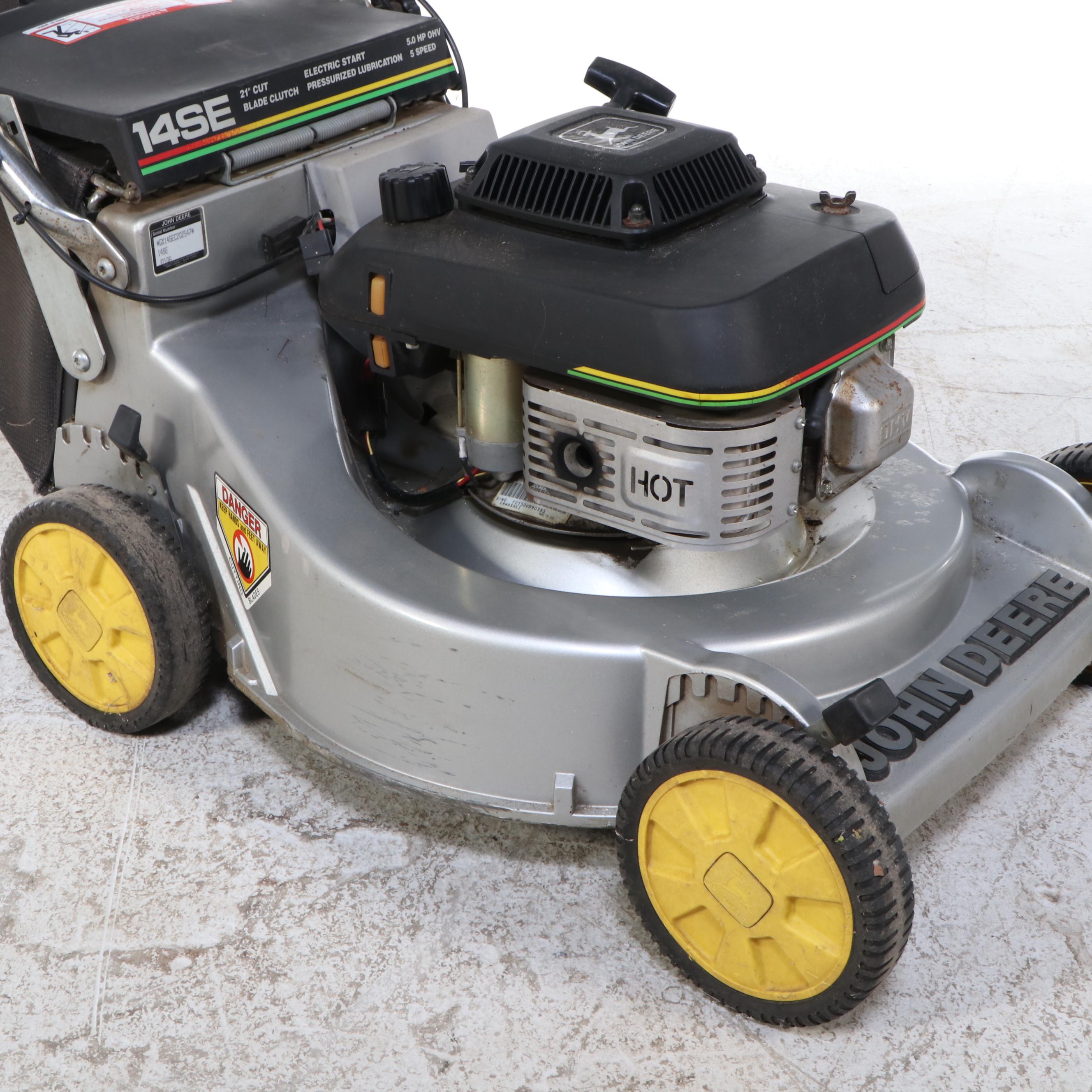 John Deere 14SE 21" Electric Start Lawnmower