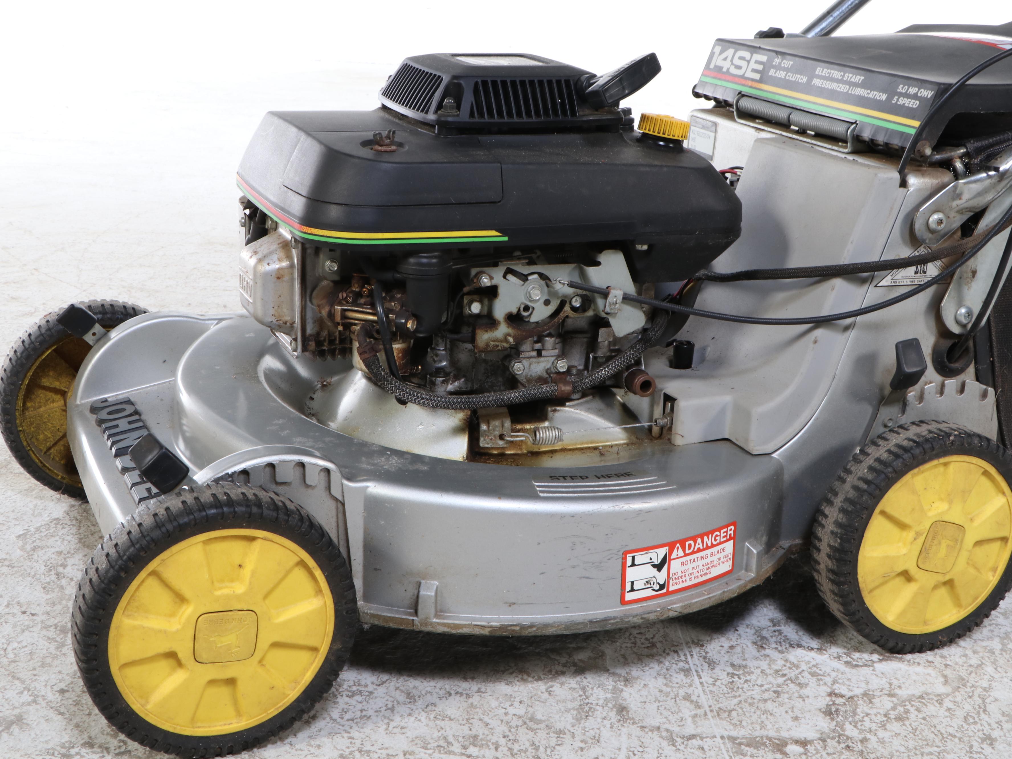 John Deere 14SE 21" Electric Start Lawnmower