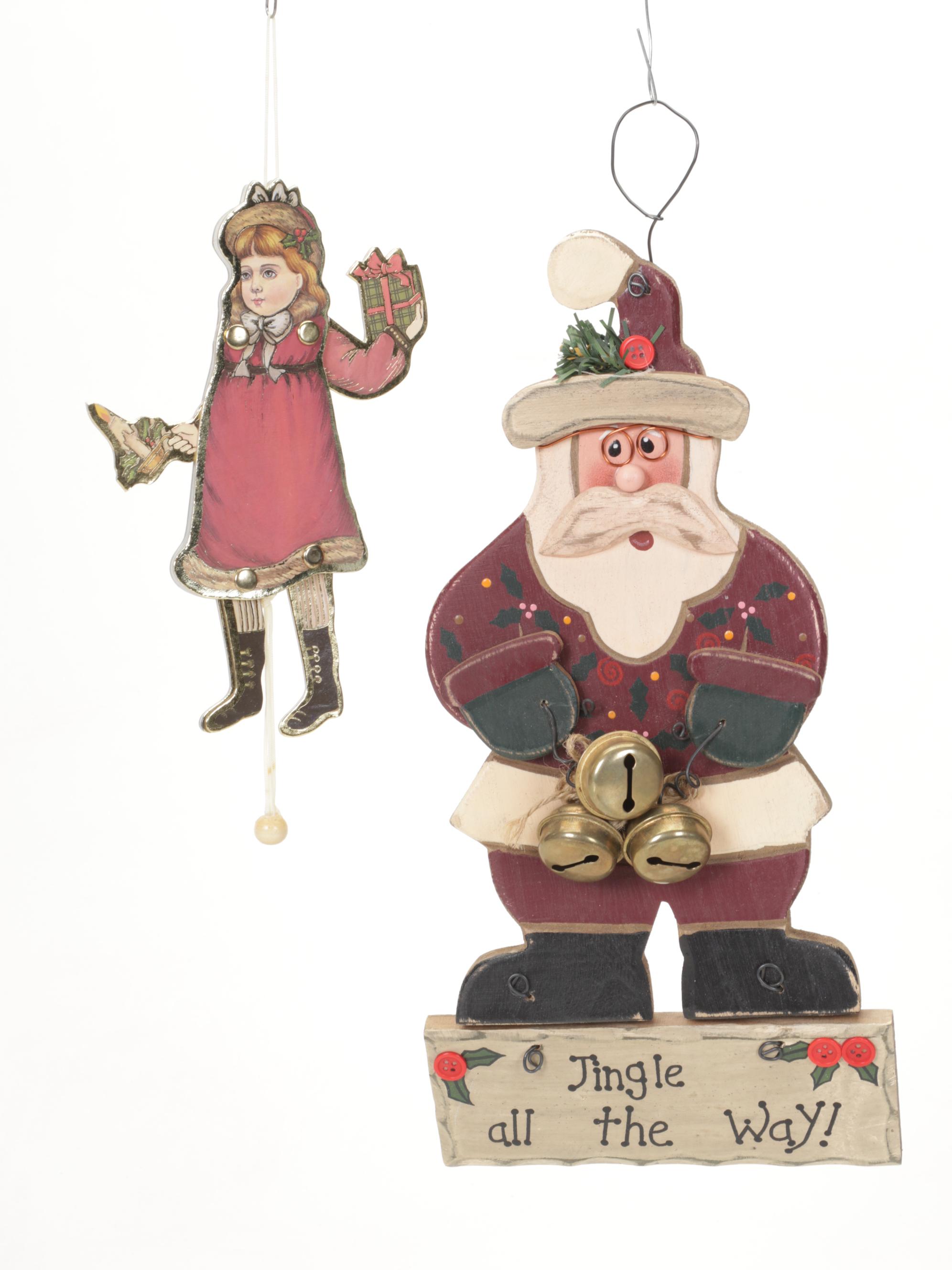 Gold N' Brass Christmas Ornaments with Wall Hanging Decor and More