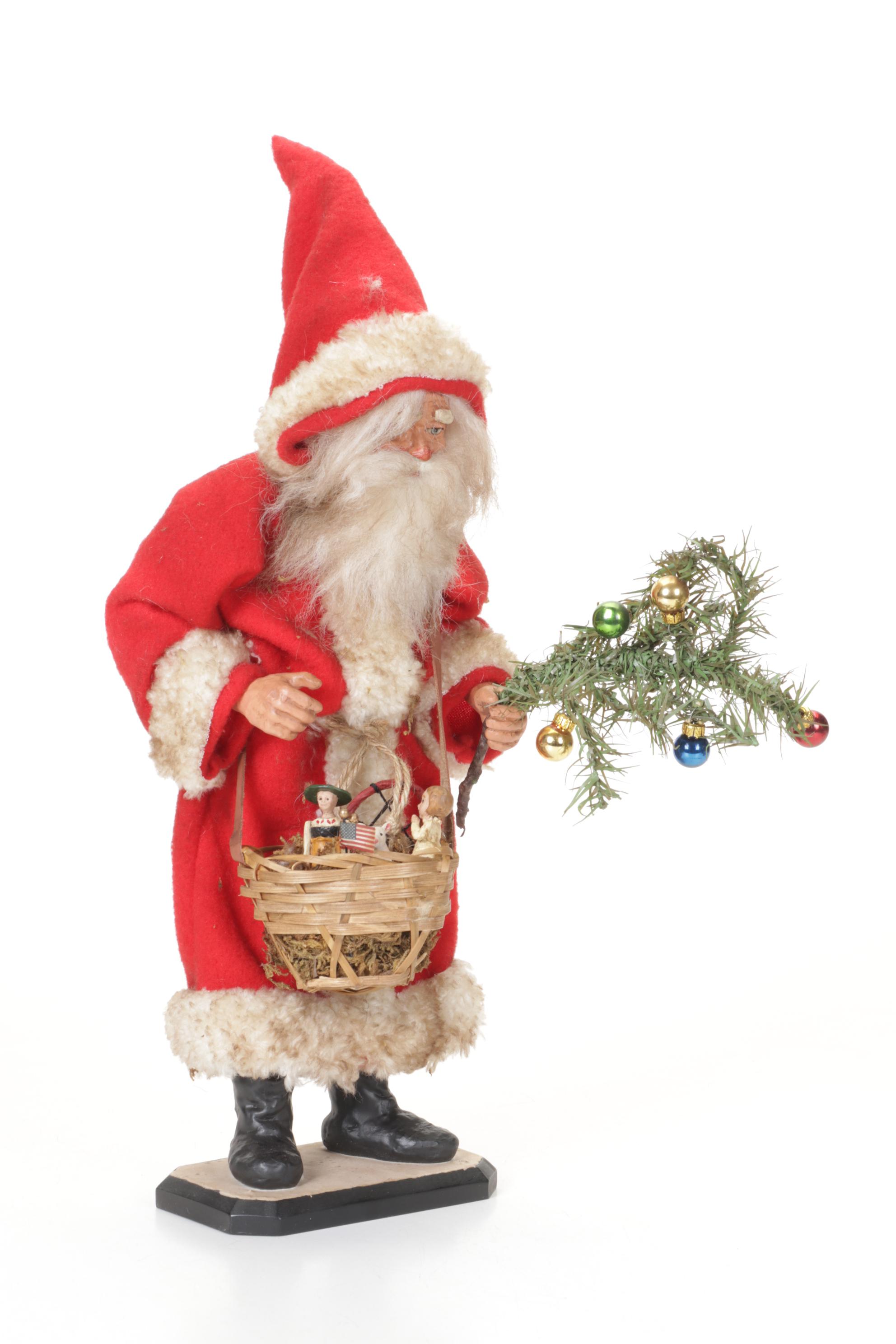 Jingle Bell Christmas Tree with Mikasa Mugs, Tin Boxes, Santa Figurine and More