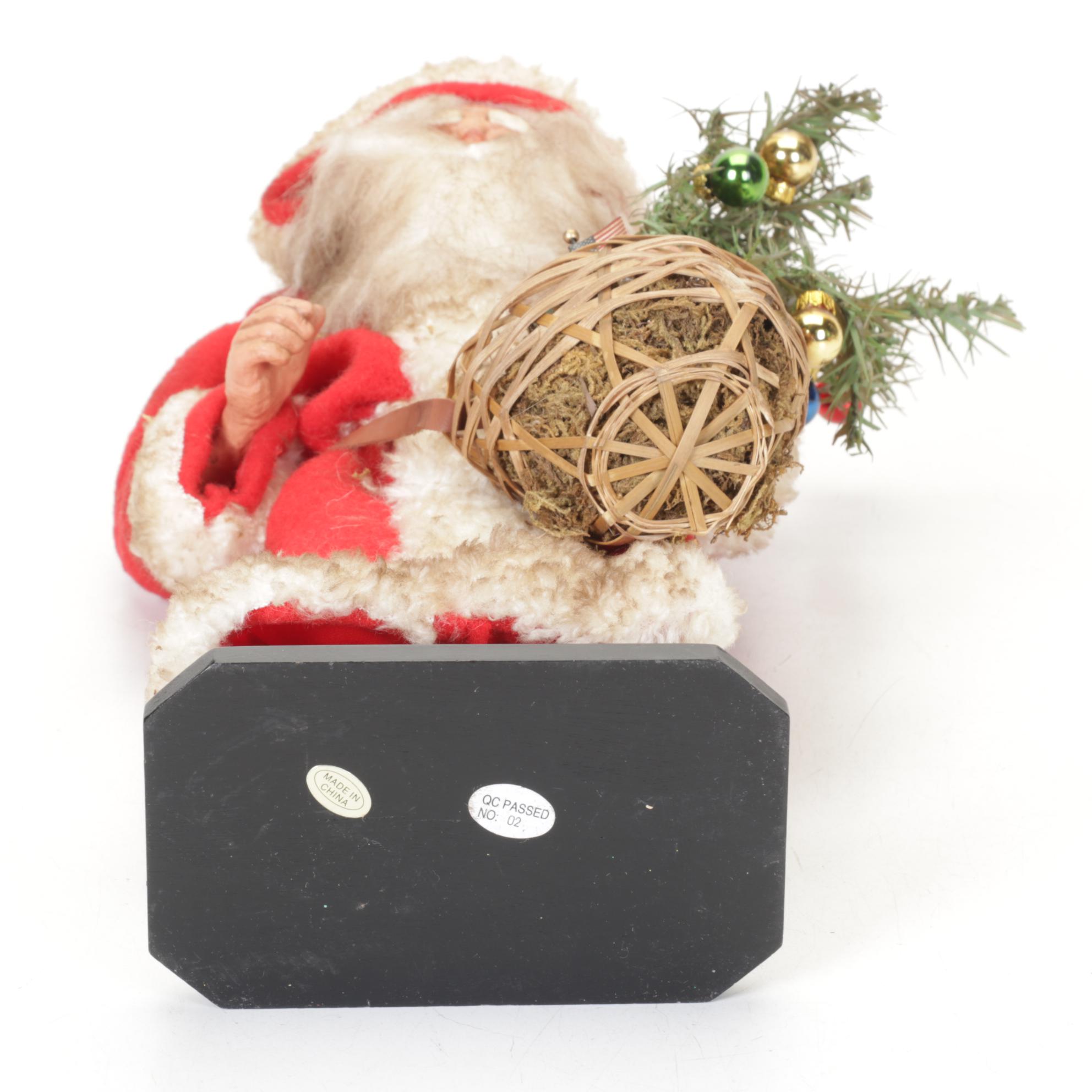 Jingle Bell Christmas Tree with Mikasa Mugs, Tin Boxes, Santa Figurine and More