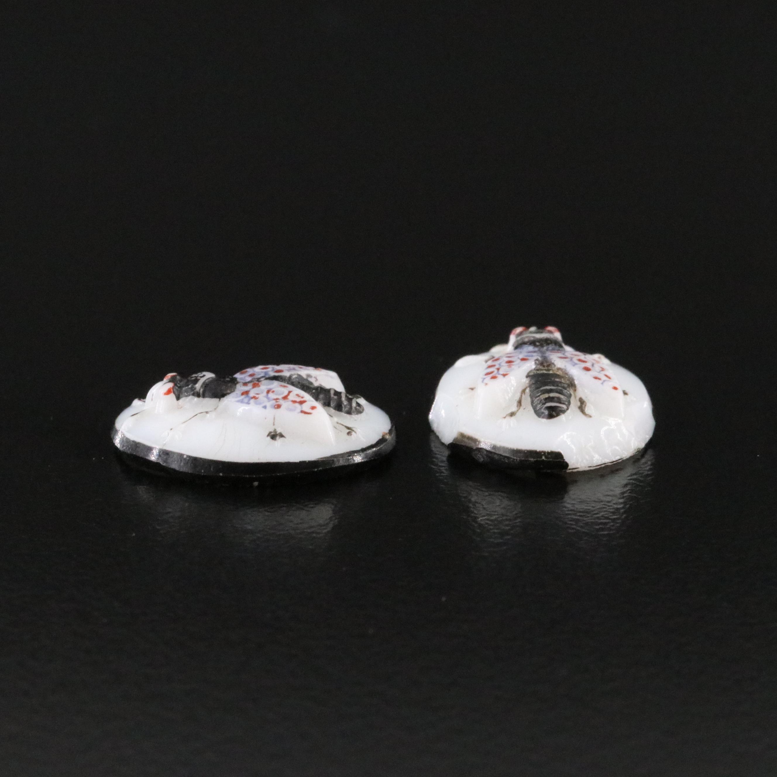 Loose Insect Cameo Pair