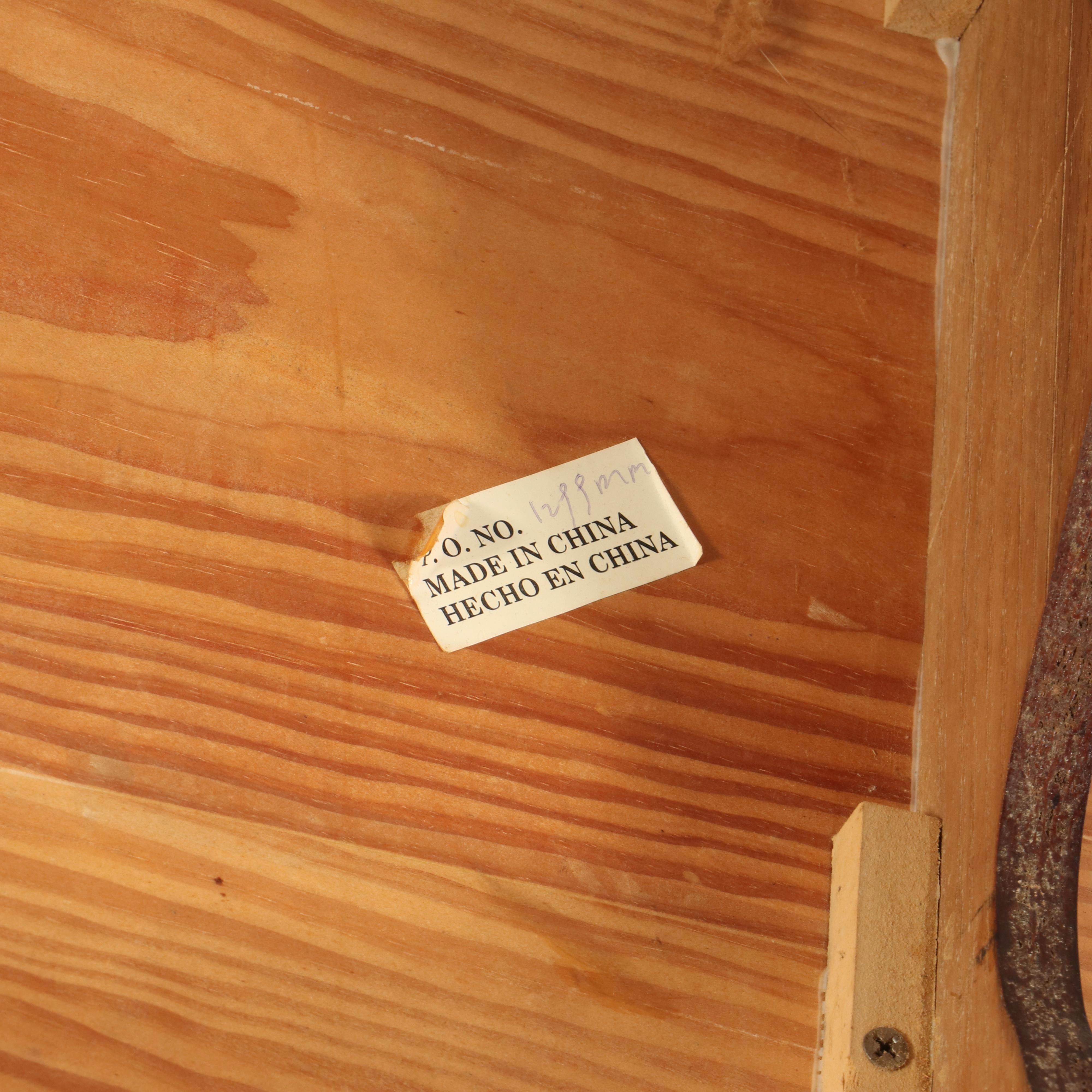 Queen Anne Style Wood Coffee and End Tables, Late 20th Century