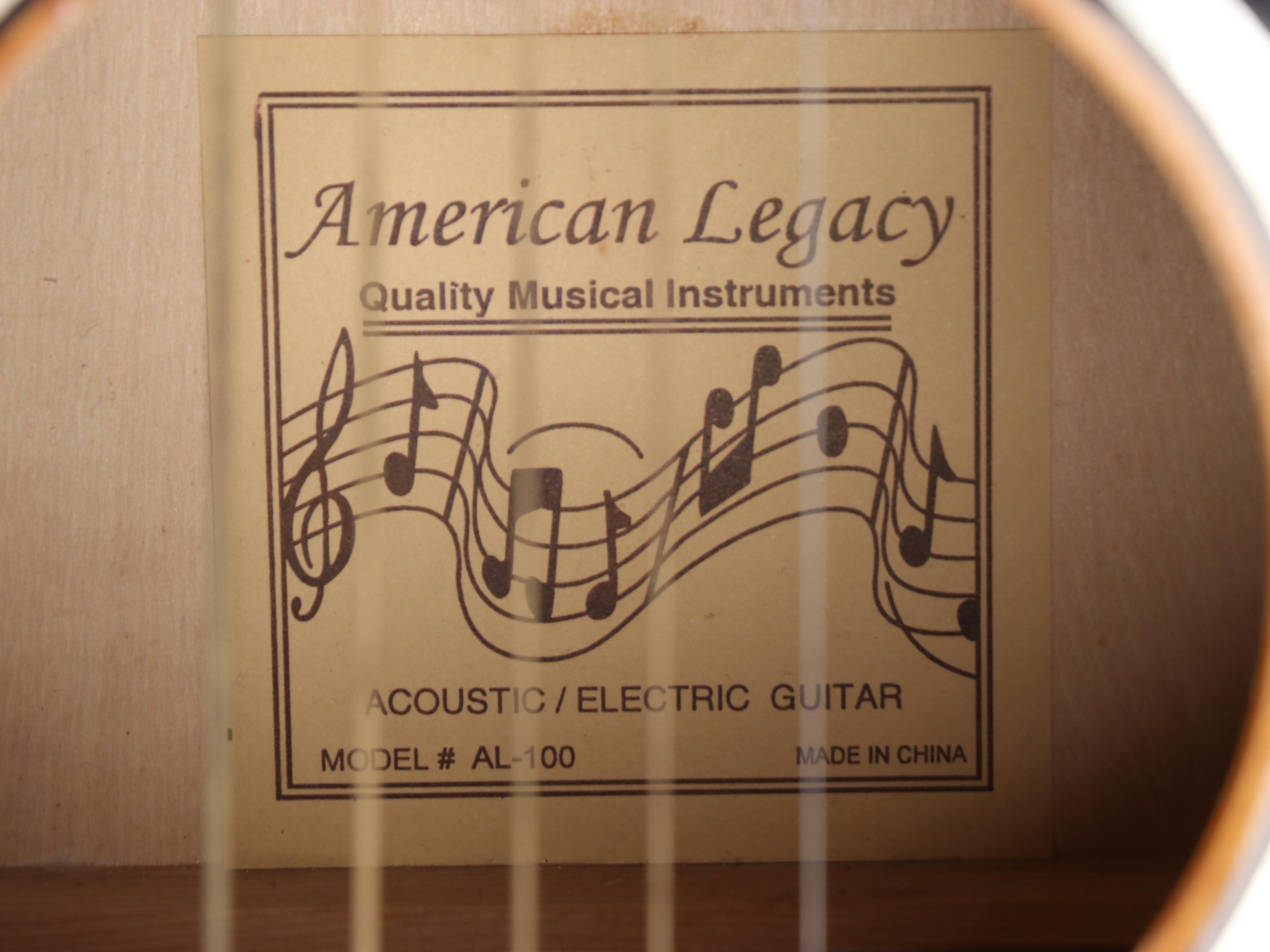 American Legacy Acoustic-Electric Guitar with Esteban G-10 Amplifier and Case