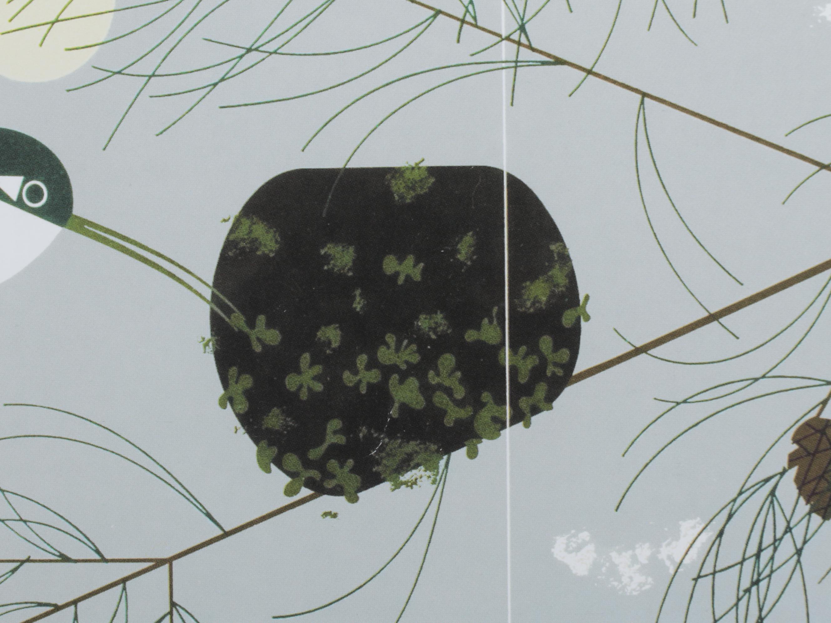 Charley Harper Offset Lithograph "Hummingbird Homemaker"