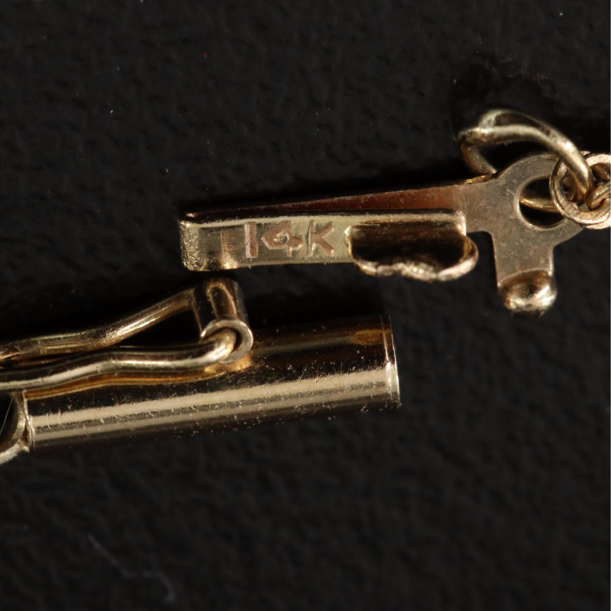 1899 Liberty Head $5 Gold Half Eagle Coin Pendant on 14K Rope Chain