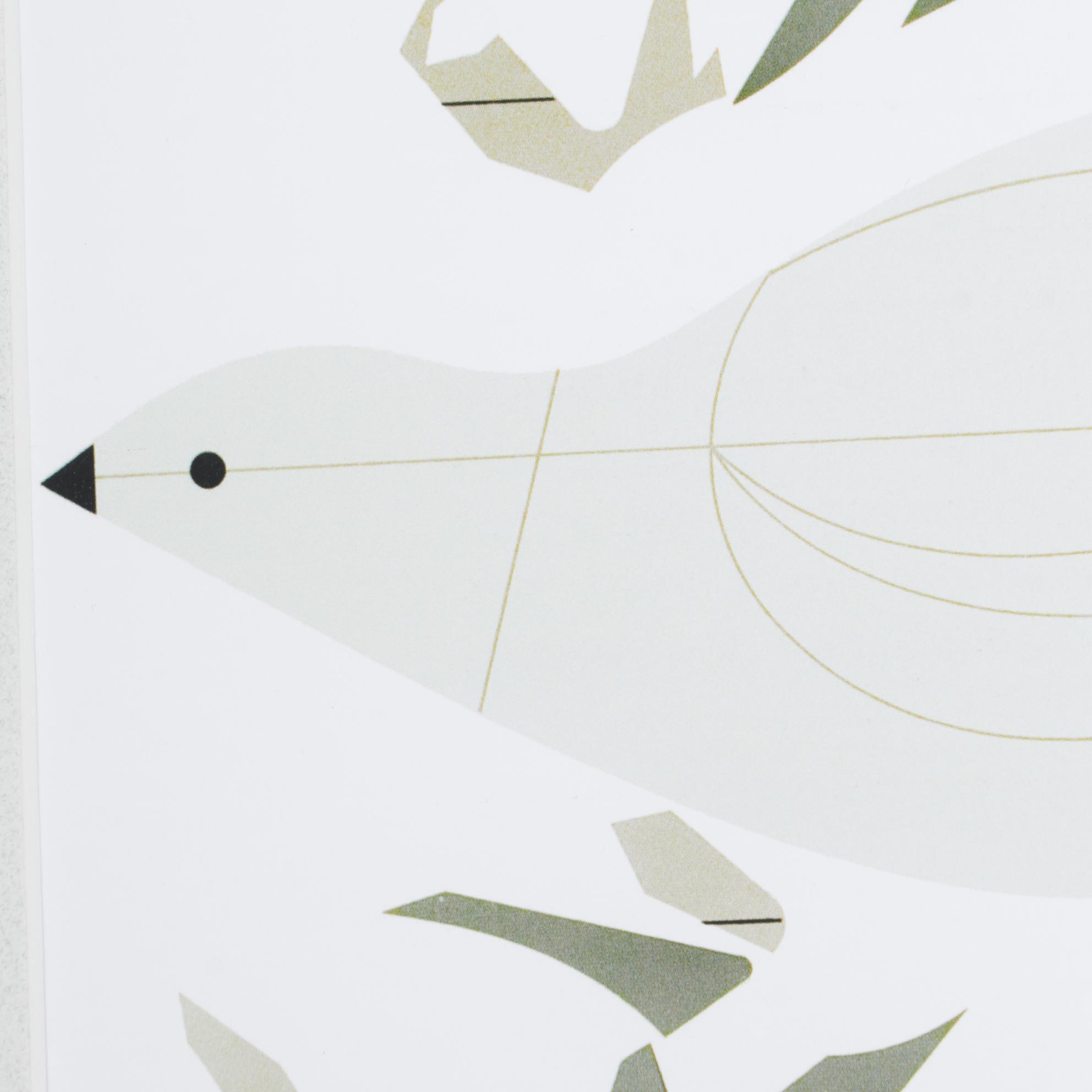 Charley Harper Ford Times Offset Lithograph "Ptarmigan"