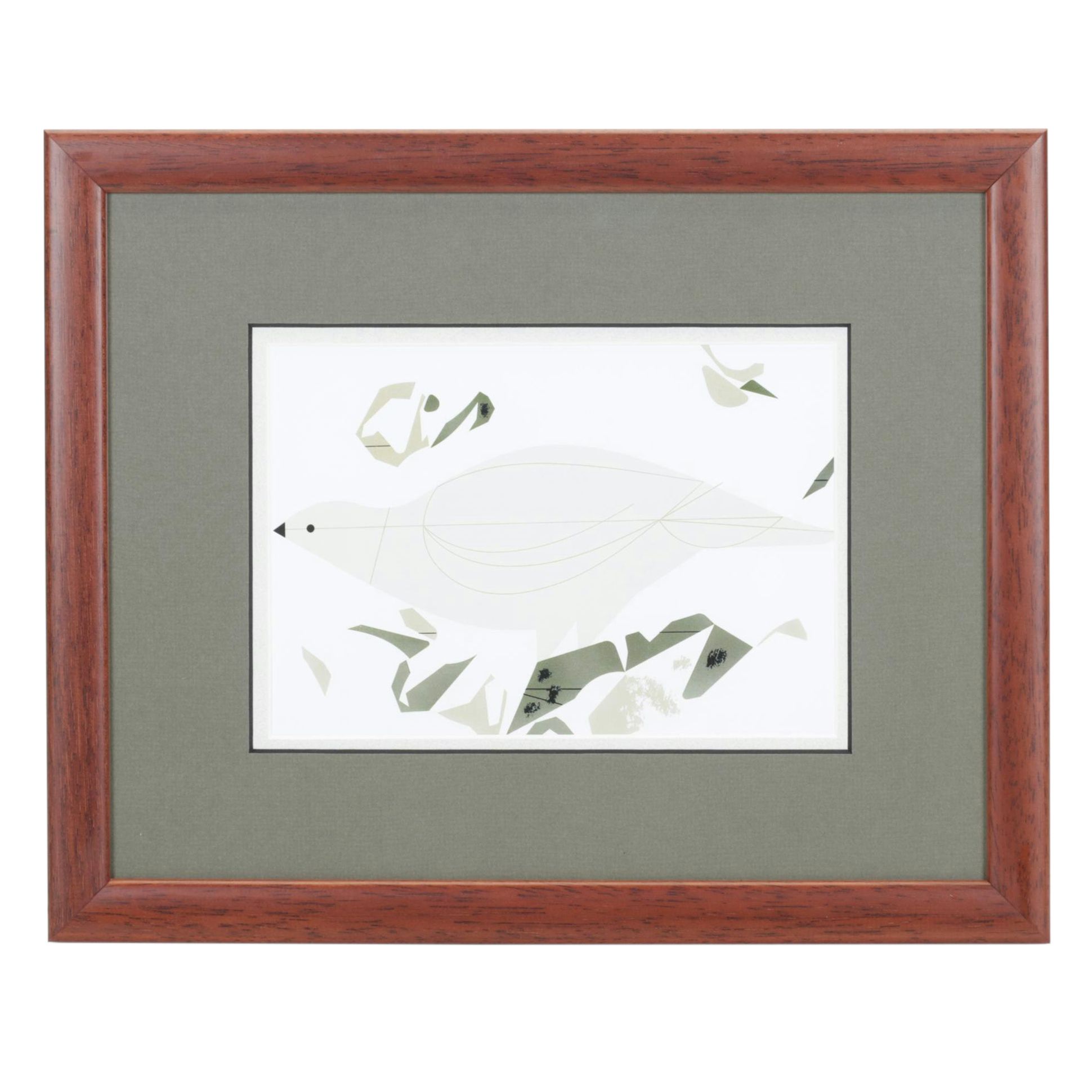 Charley Harper Ford Times Offset Lithograph "Ptarmigan"