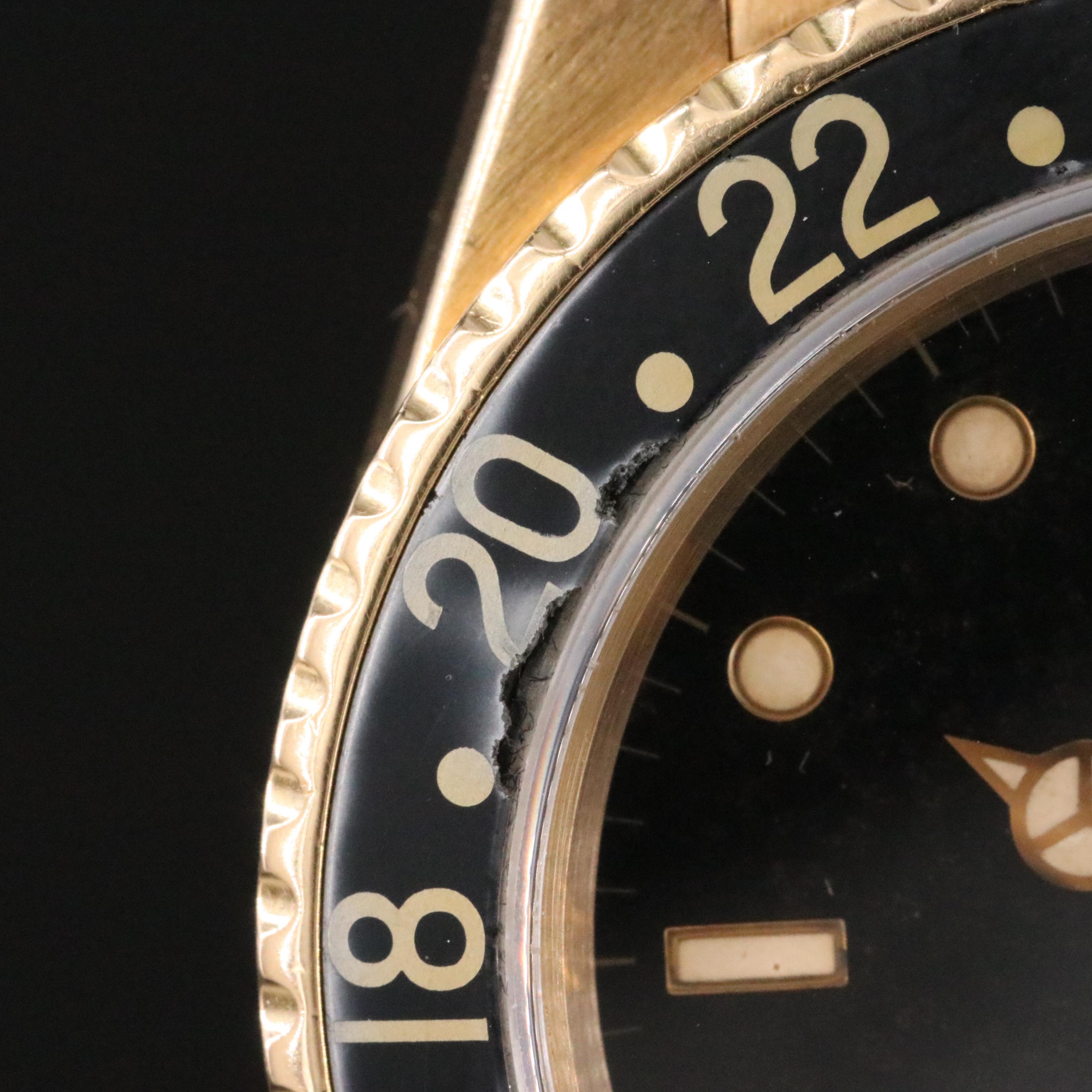 1980 Rolex GMT-Master Black Dial and Bezel Watch