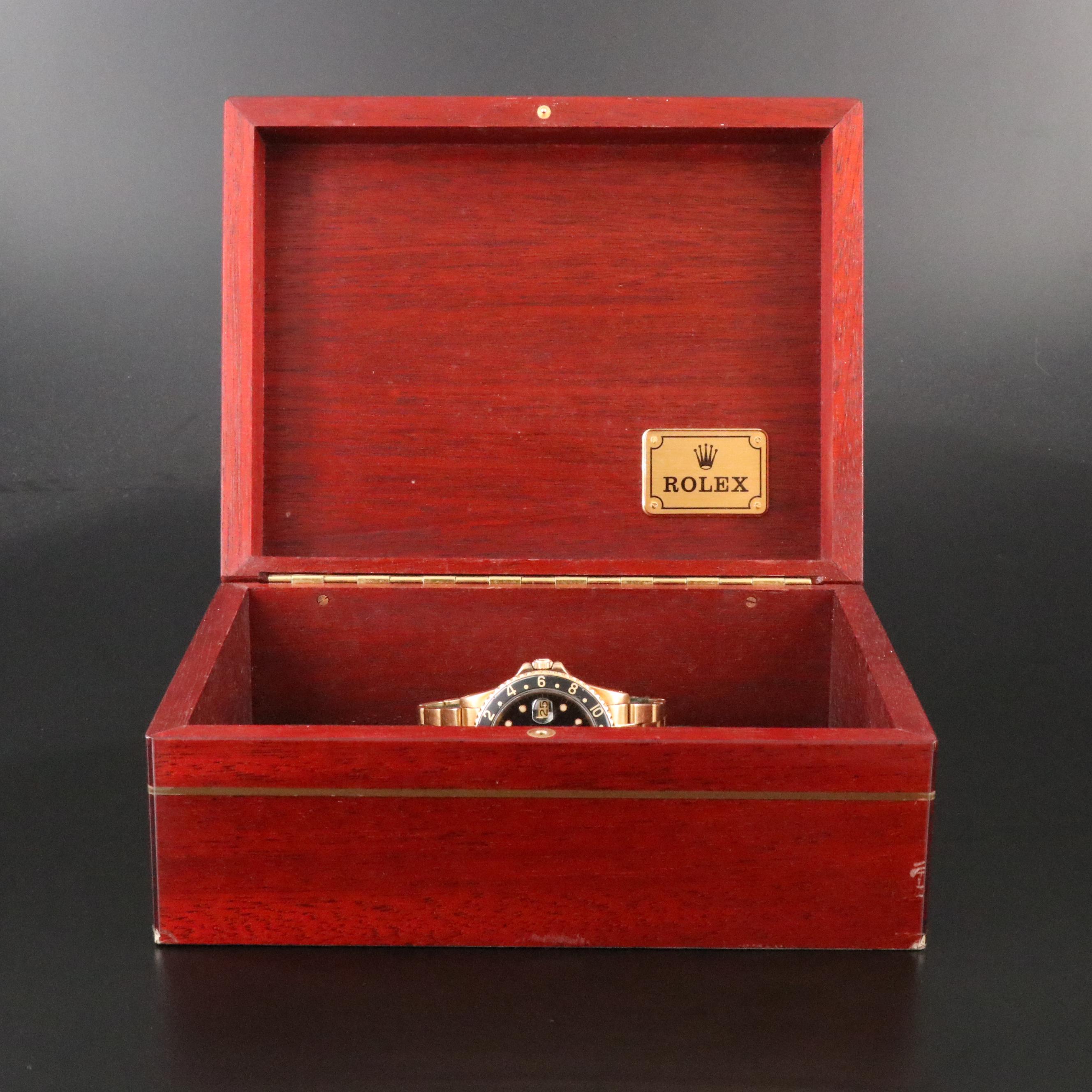 1980 Rolex GMT-Master Black Dial and Bezel Watch