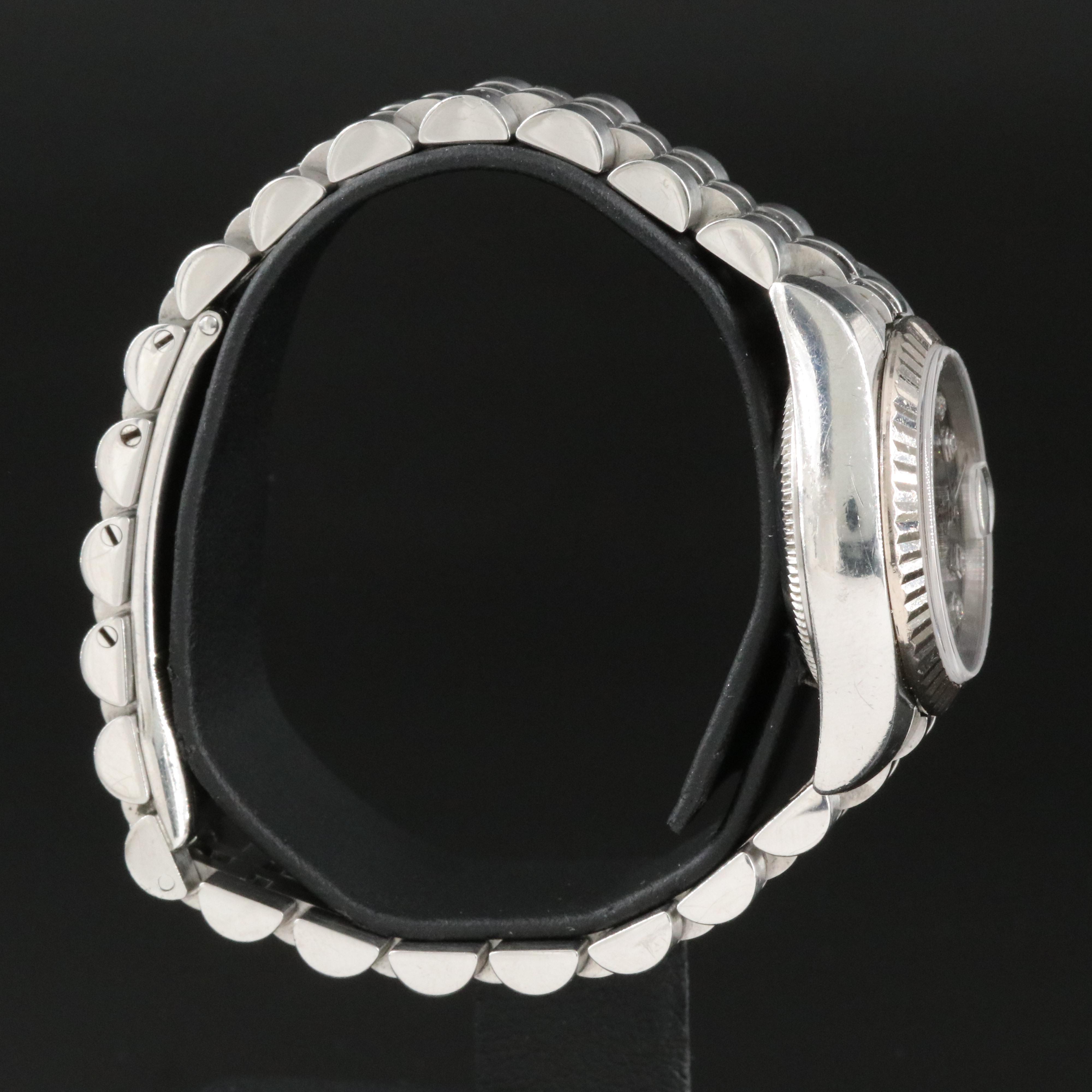 2005 Rolex Factory Diamond Dial Datejust Watch