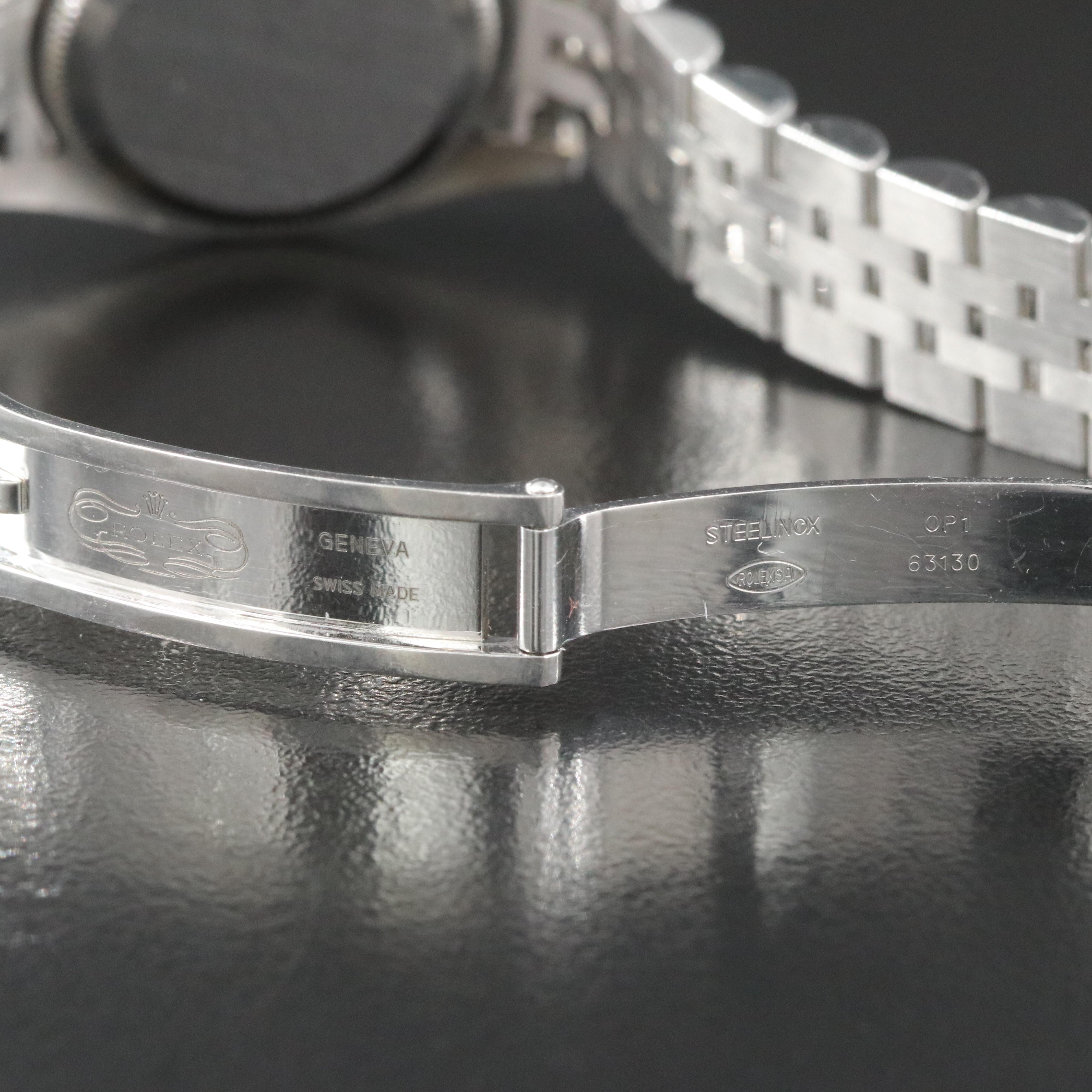 2005 Rolex Factory Diamond Dial Datejust Watch