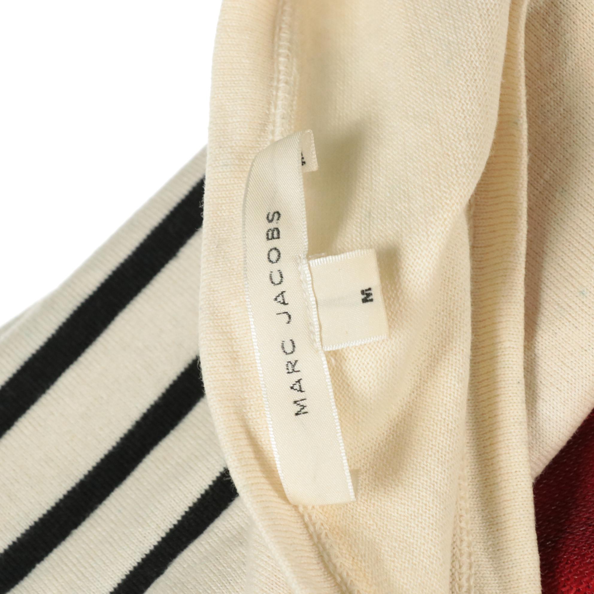 Marc Jacobs Striped Cotton/Cashmere Knit Blend Sequin Heart Top and Mini Dress