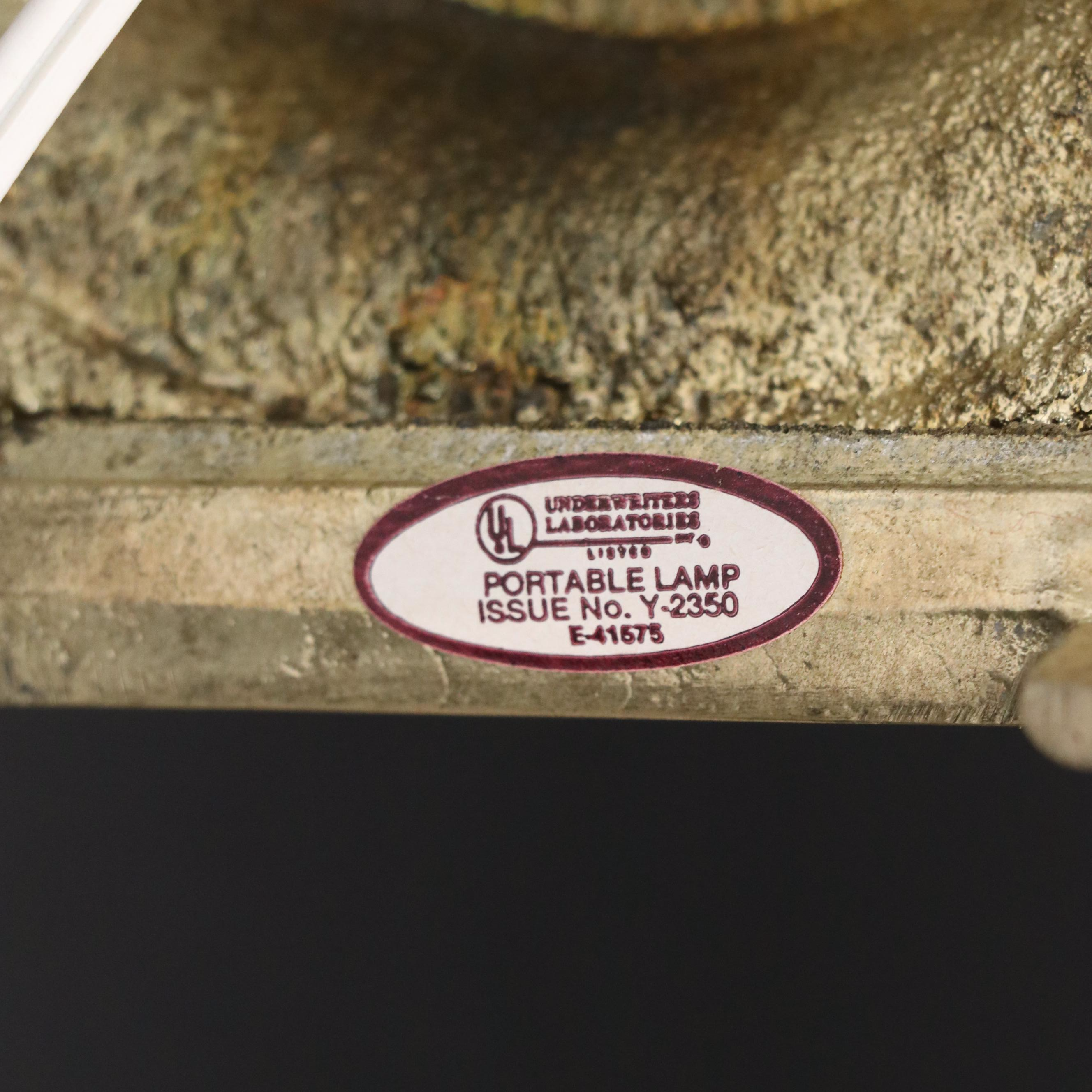 Dresden Cut Crystal Torchère Table Lamp on Polished Brass Base