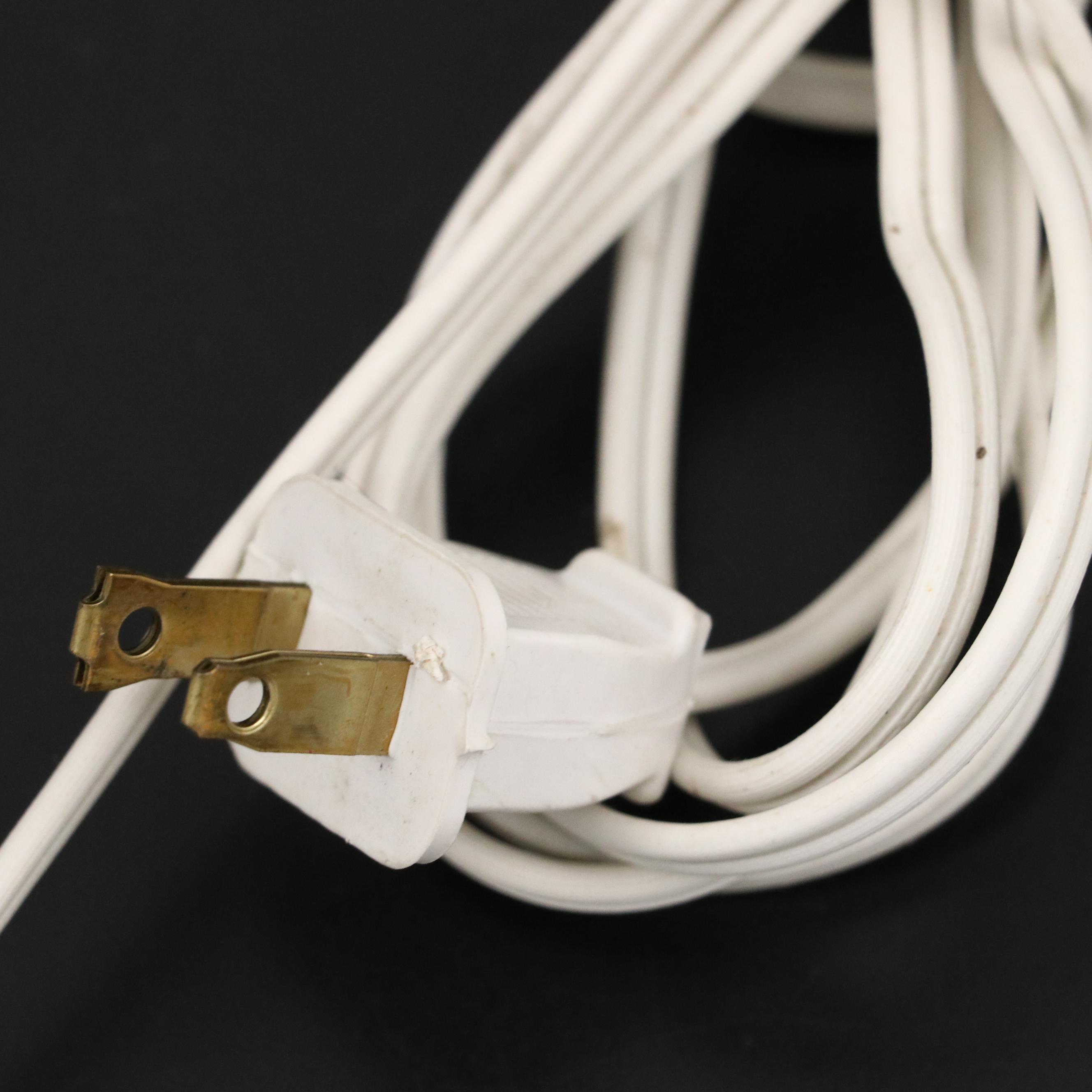 Dresden Cut Crystal Torchère Table Lamp on Polished Brass Base