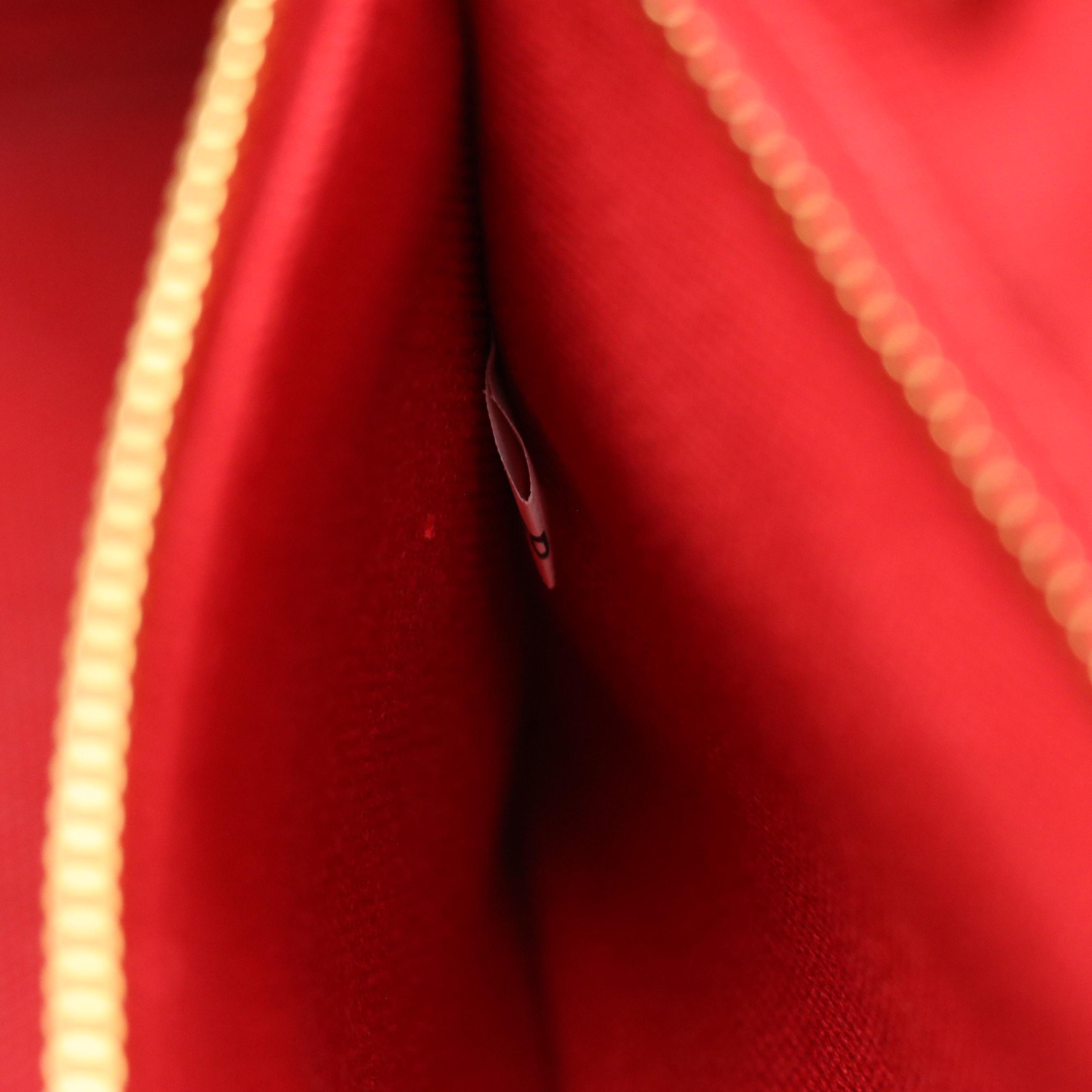 Prada Medium Logo Print Tote BN1877 in Rosso Canapa Canvas