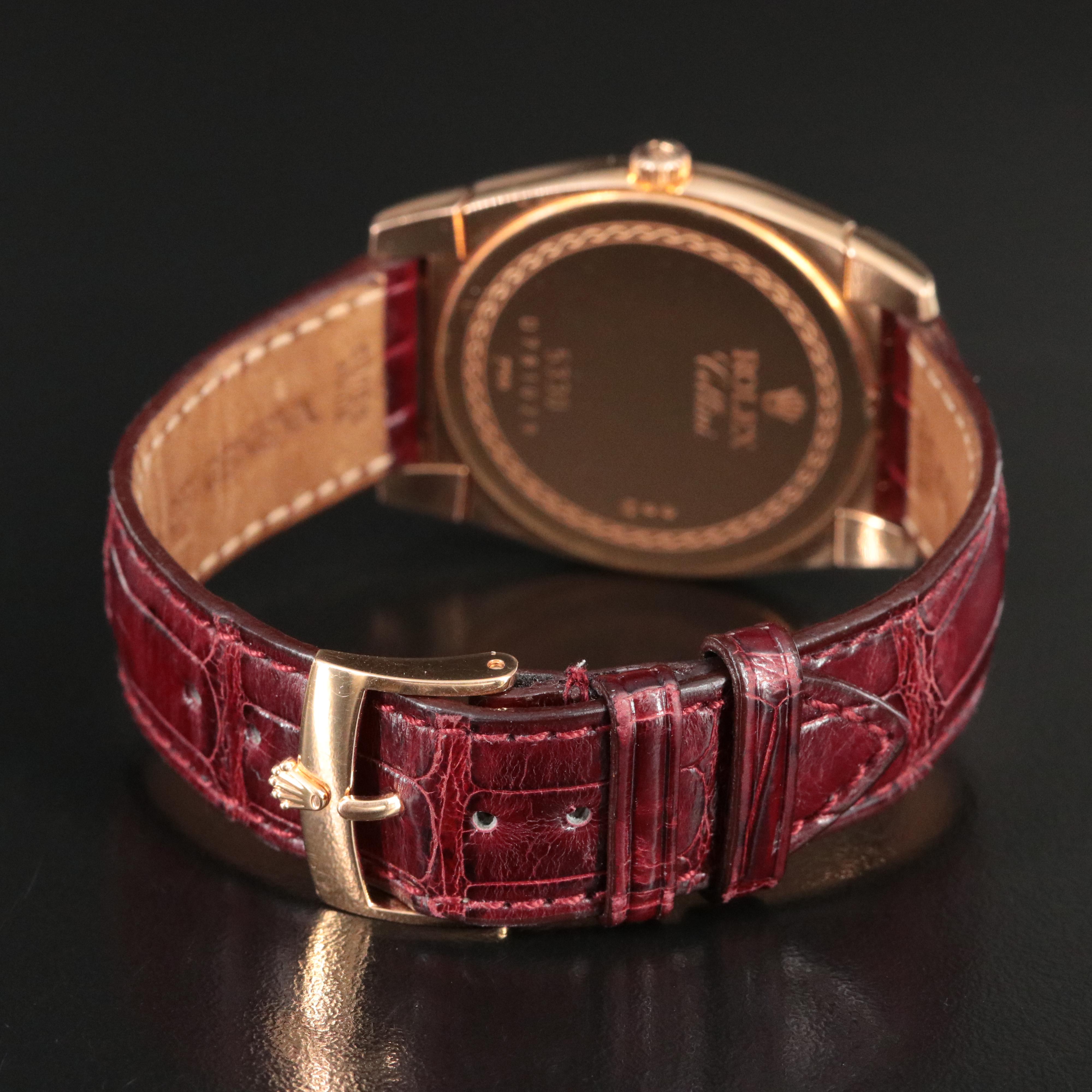 Rolex Cellini Cestello 5330 White 36mm 18K Rose Gold Manual-Wind Watch