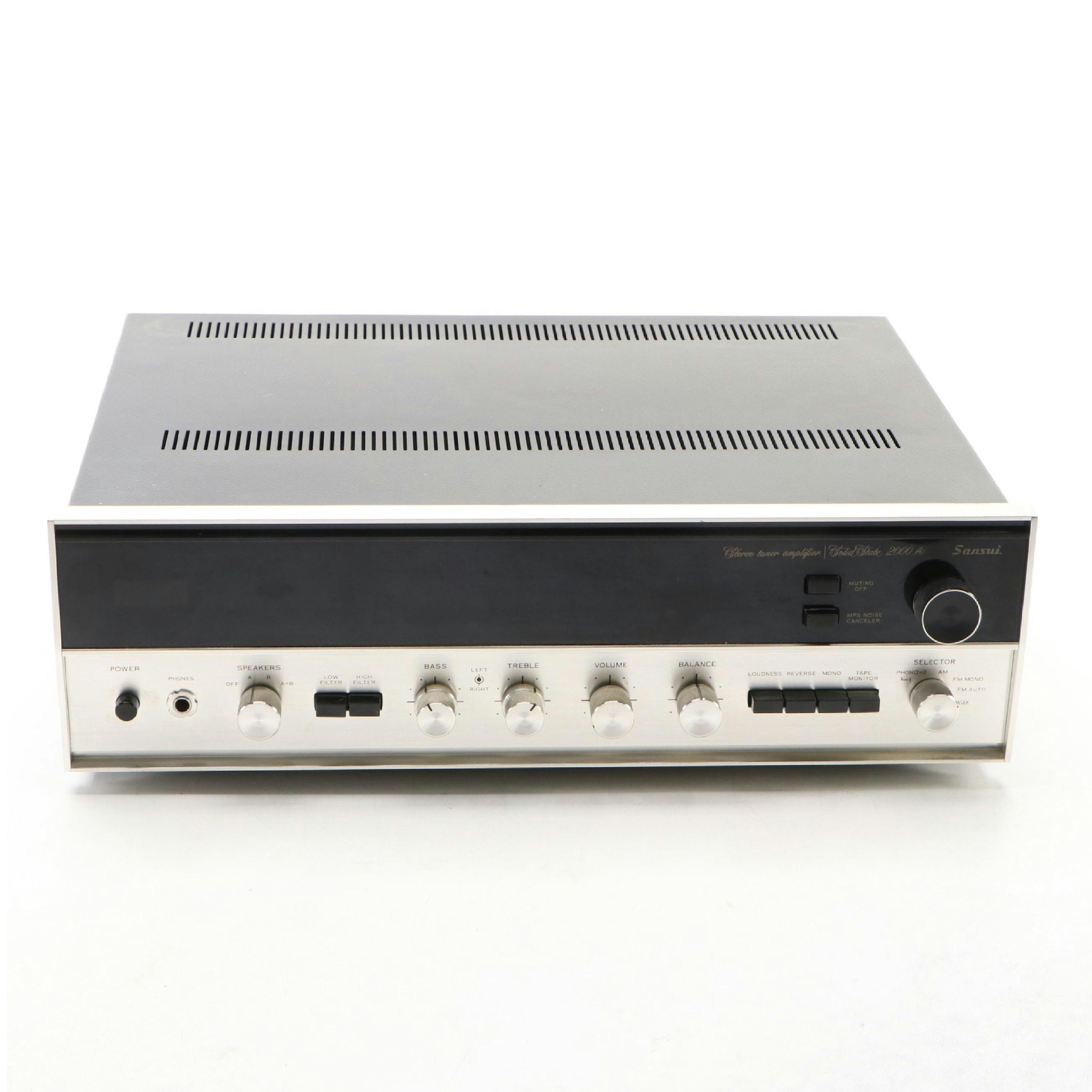 Sansui 2000A Stereo Tuner Amplifier, Circa 1969